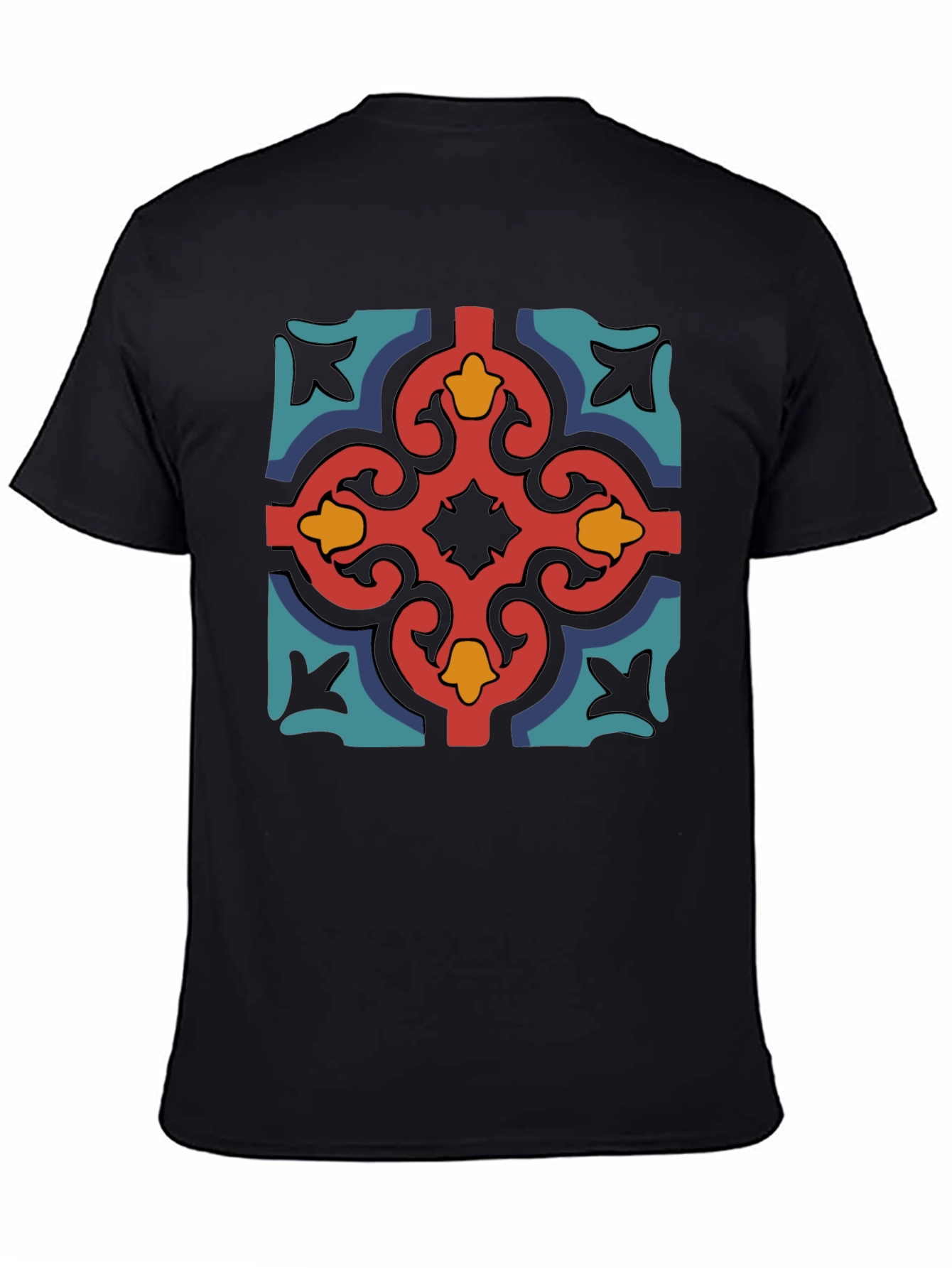 Geometric Pattern T-Shirt - Unique Design
