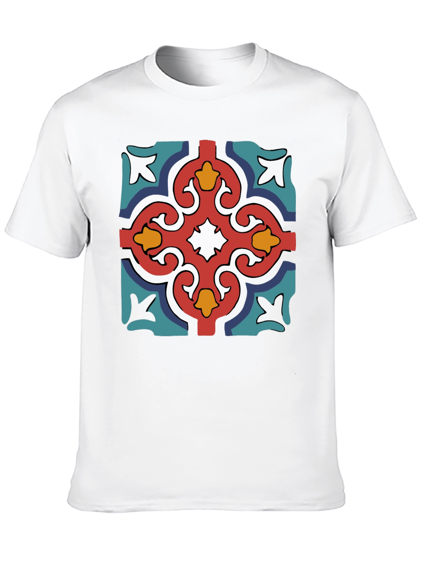 Geometric Pattern T-Shirt - Unique Design