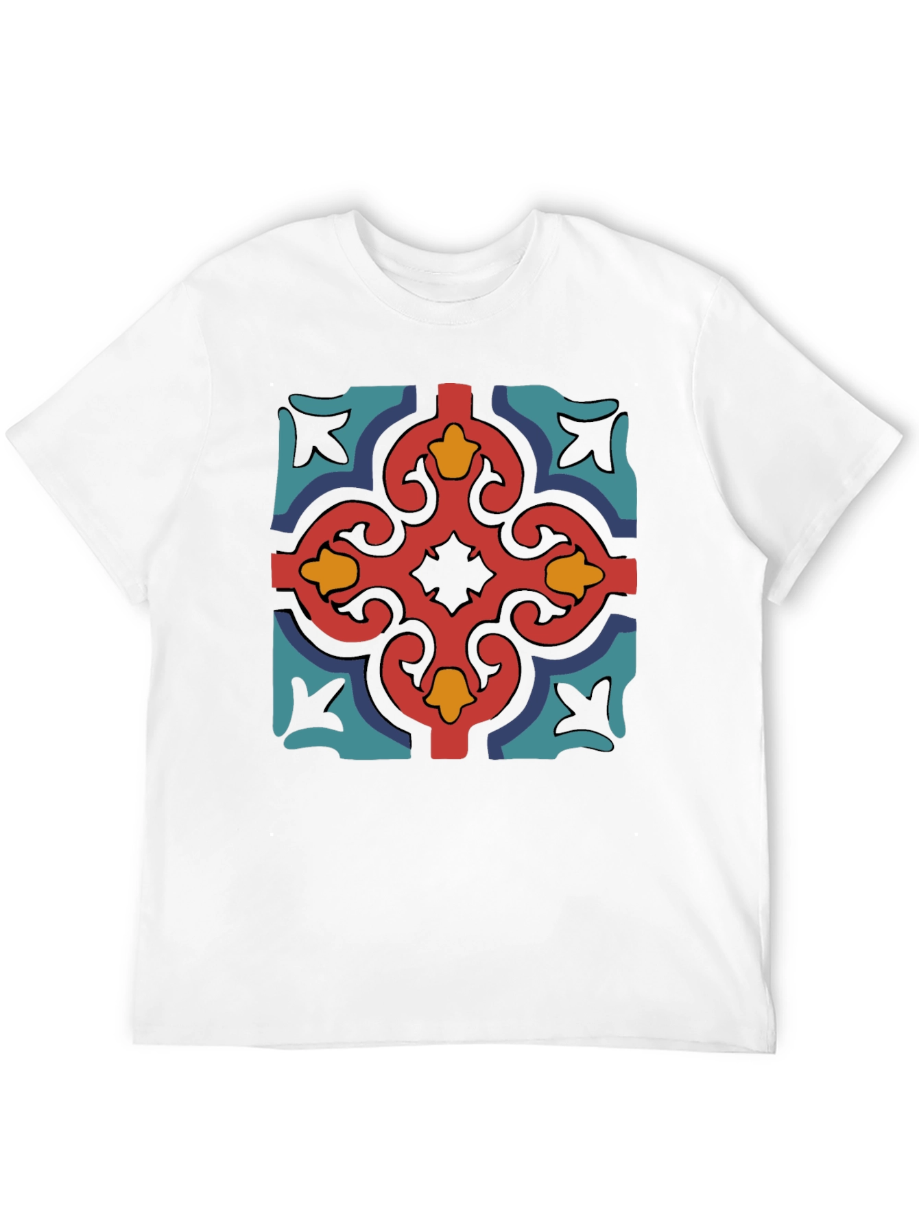 Geometric Pattern T-Shirt - Unique Design