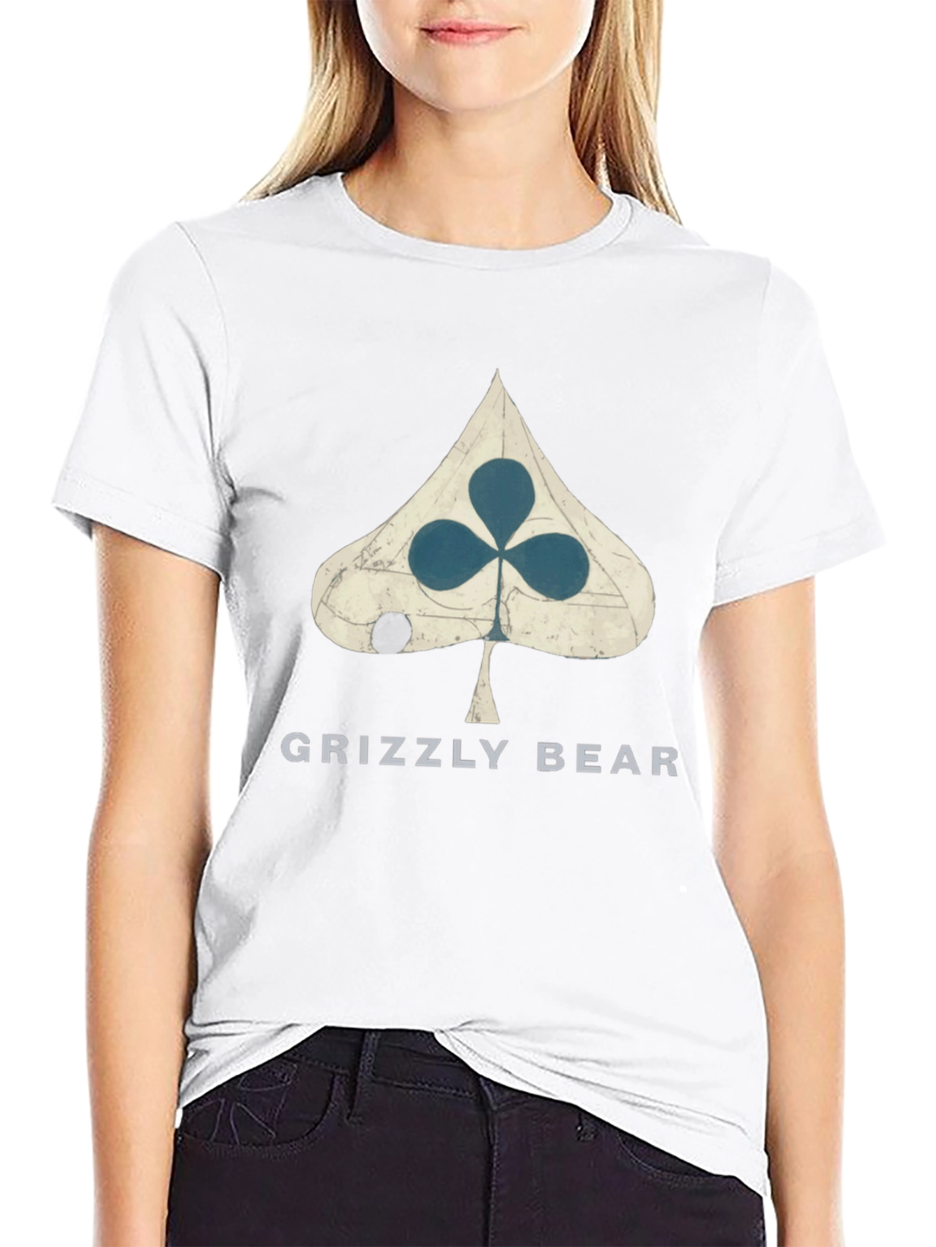 Grizzly Bear Graphic Tee - Spade Design