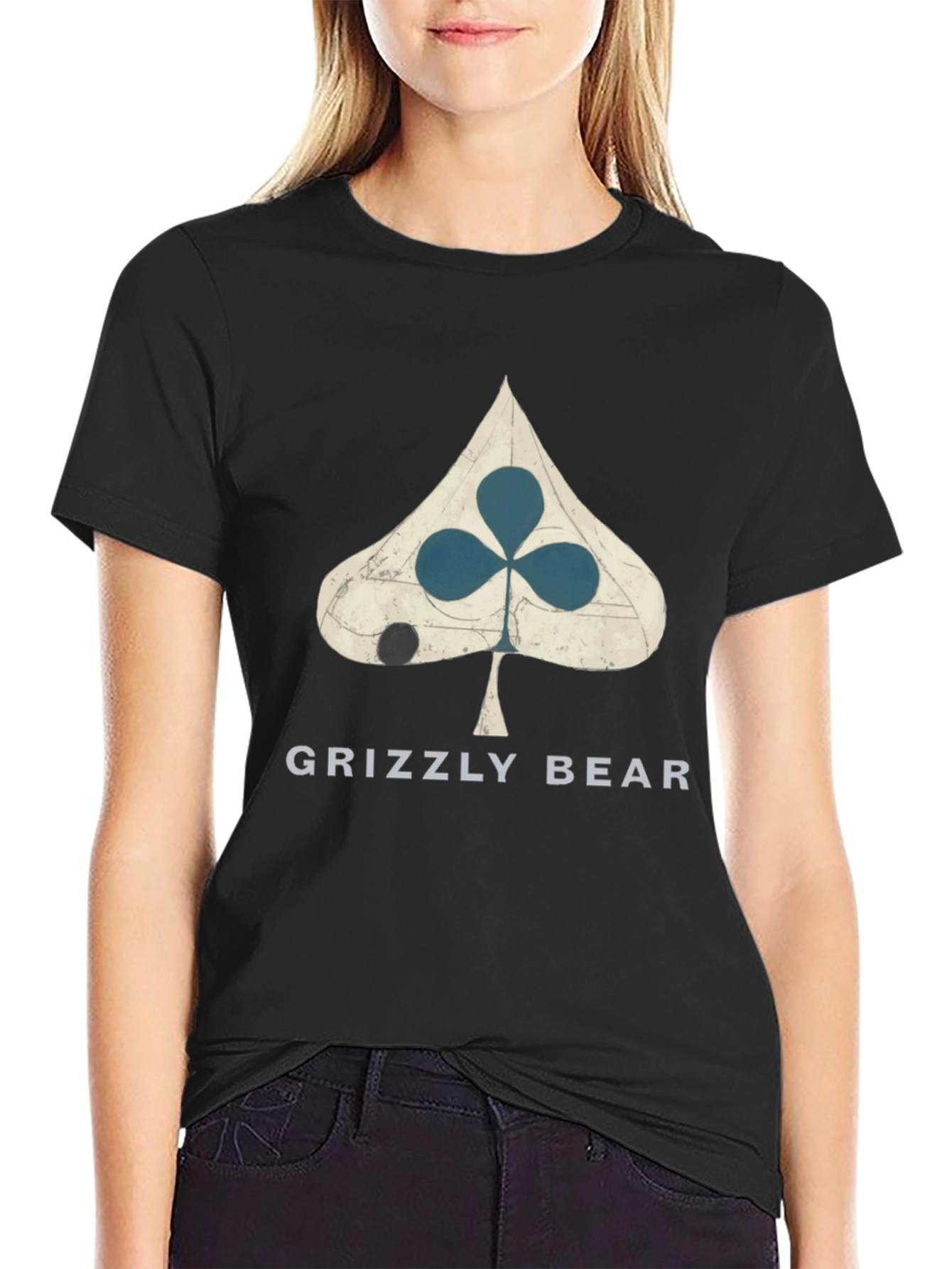 Grizzly Bear Graphic Tee - Spade Design