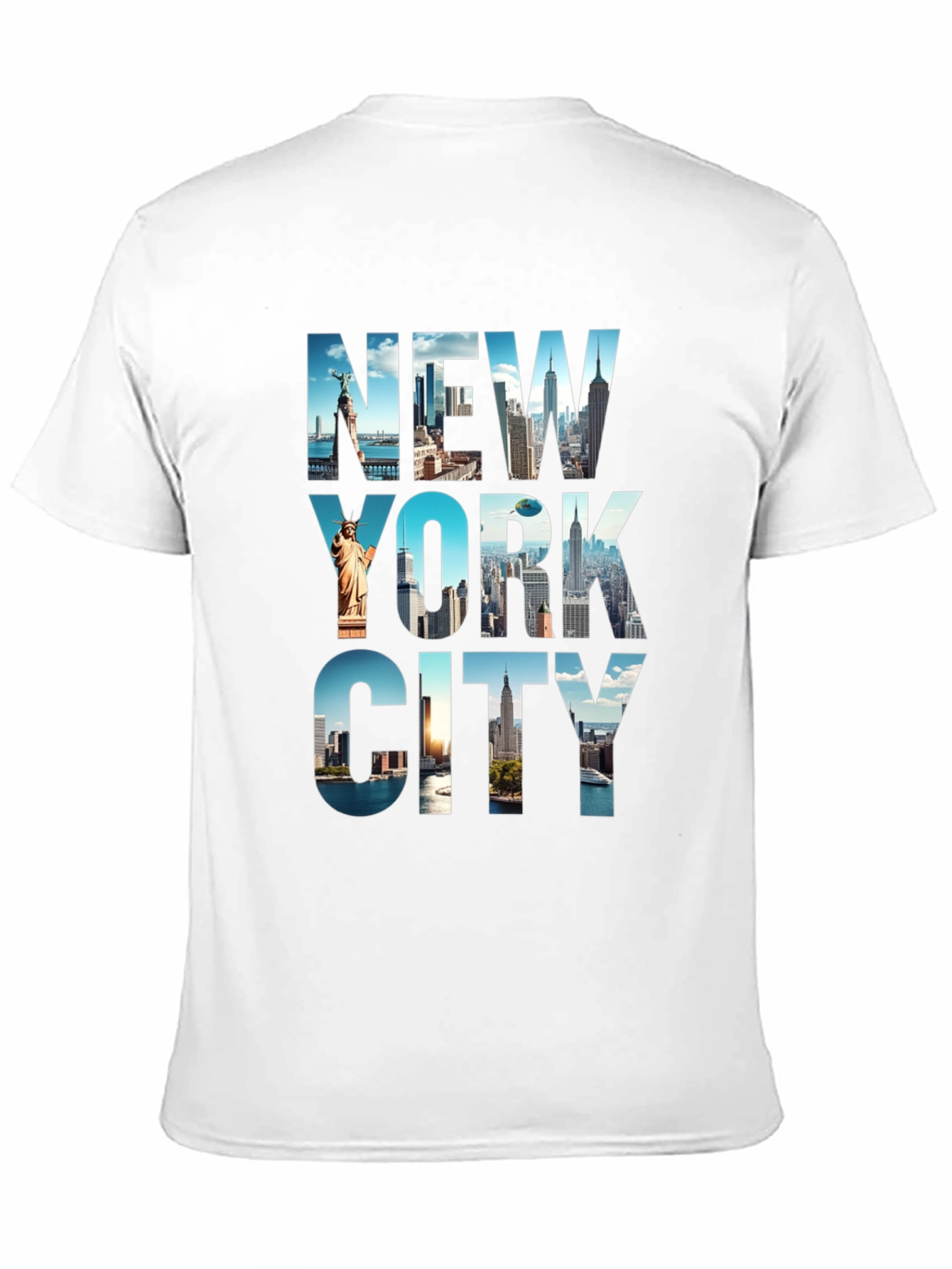 New York City Skyline Graphic Print T-Shirt