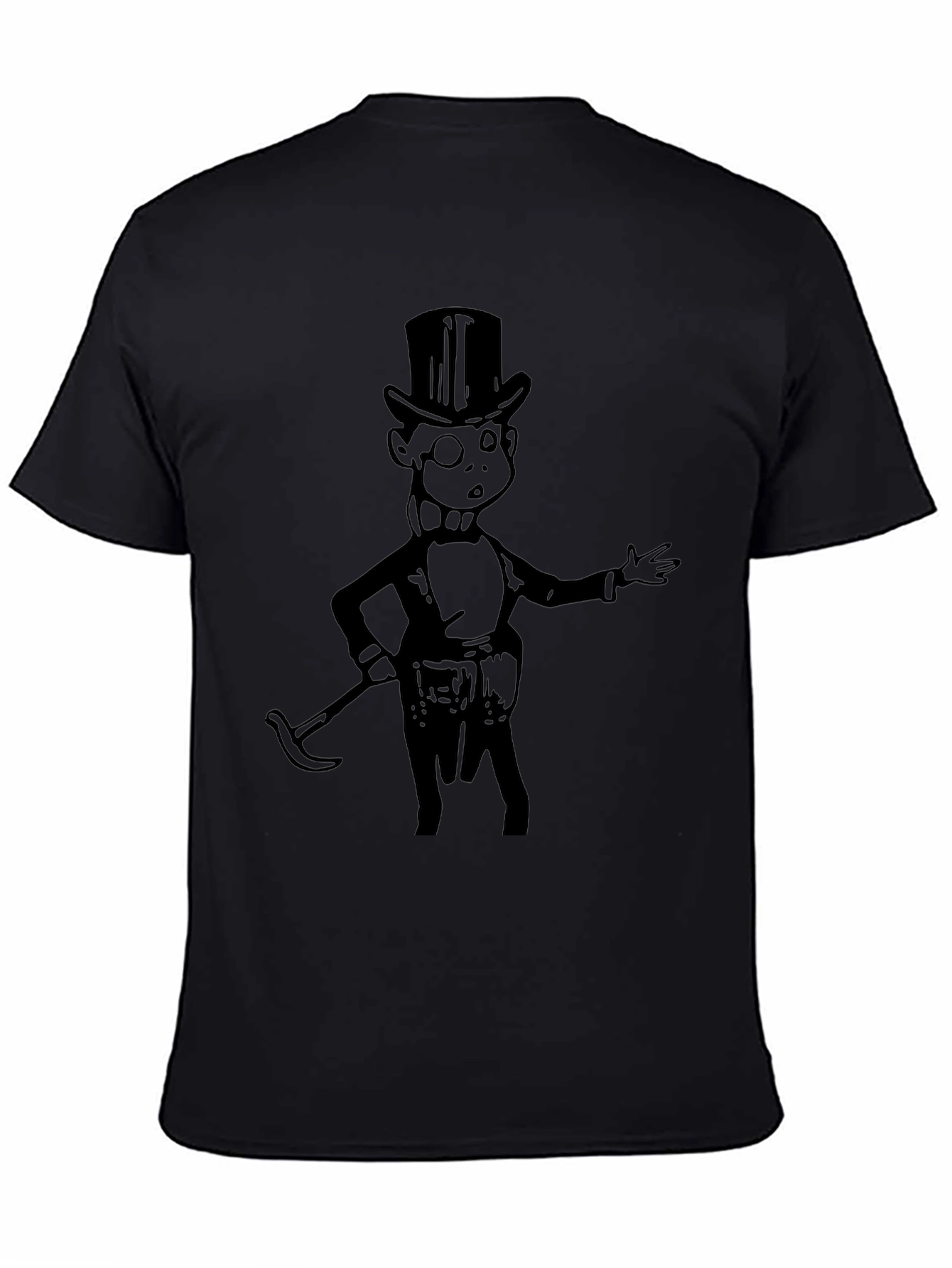 Monopoly Man Graphic Tee - Black