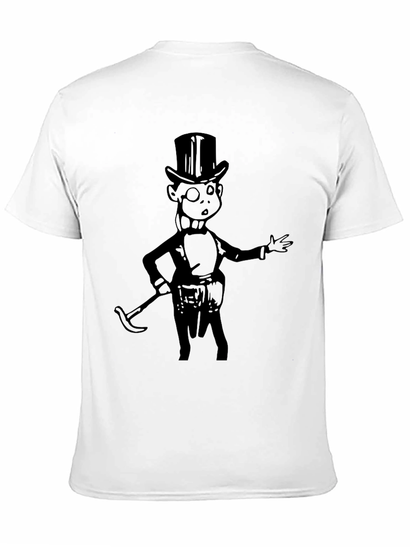 Monopoly Man Graphic Tee - Black