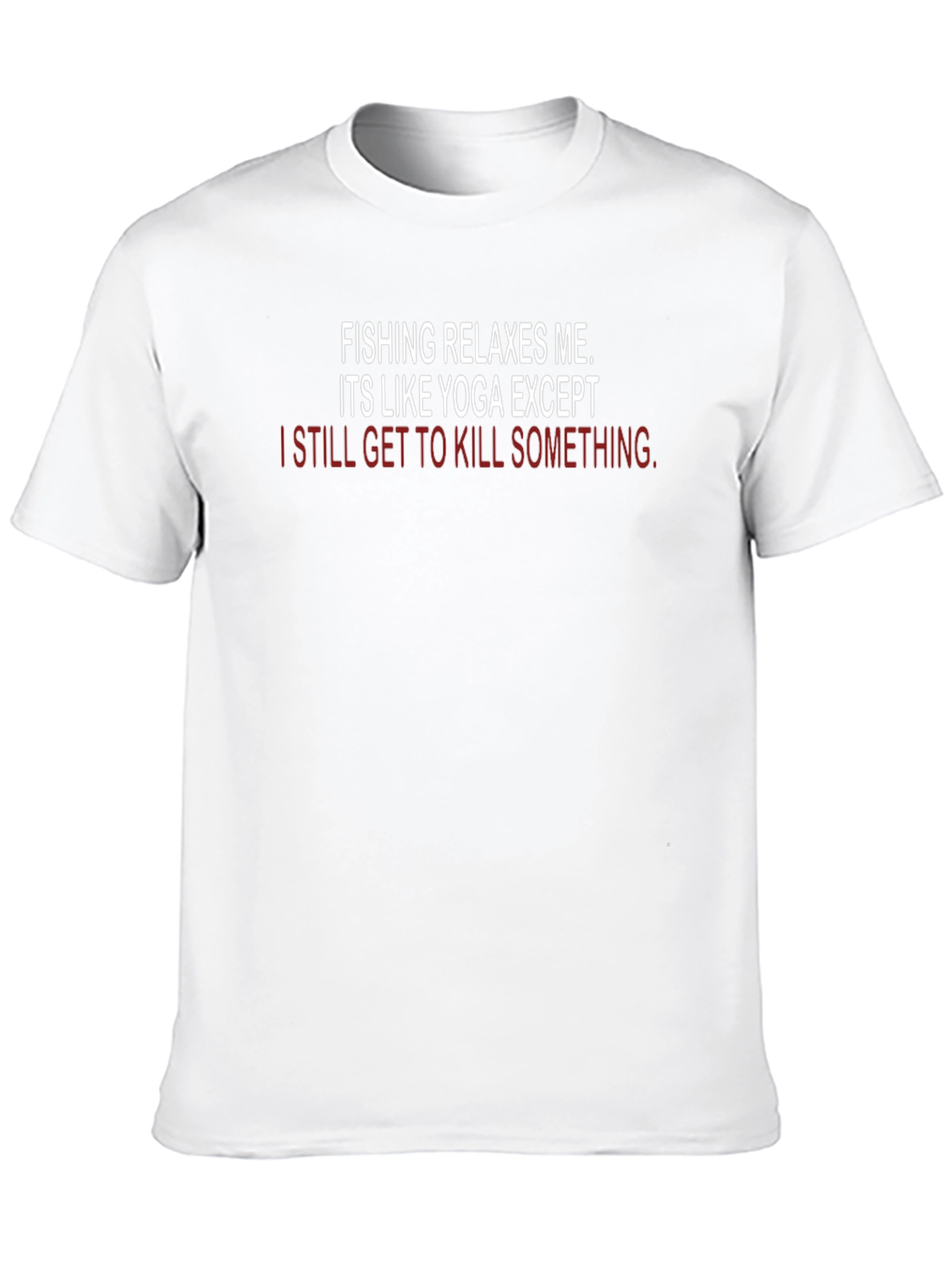 Fishing & Yoga Humor T-Shirt