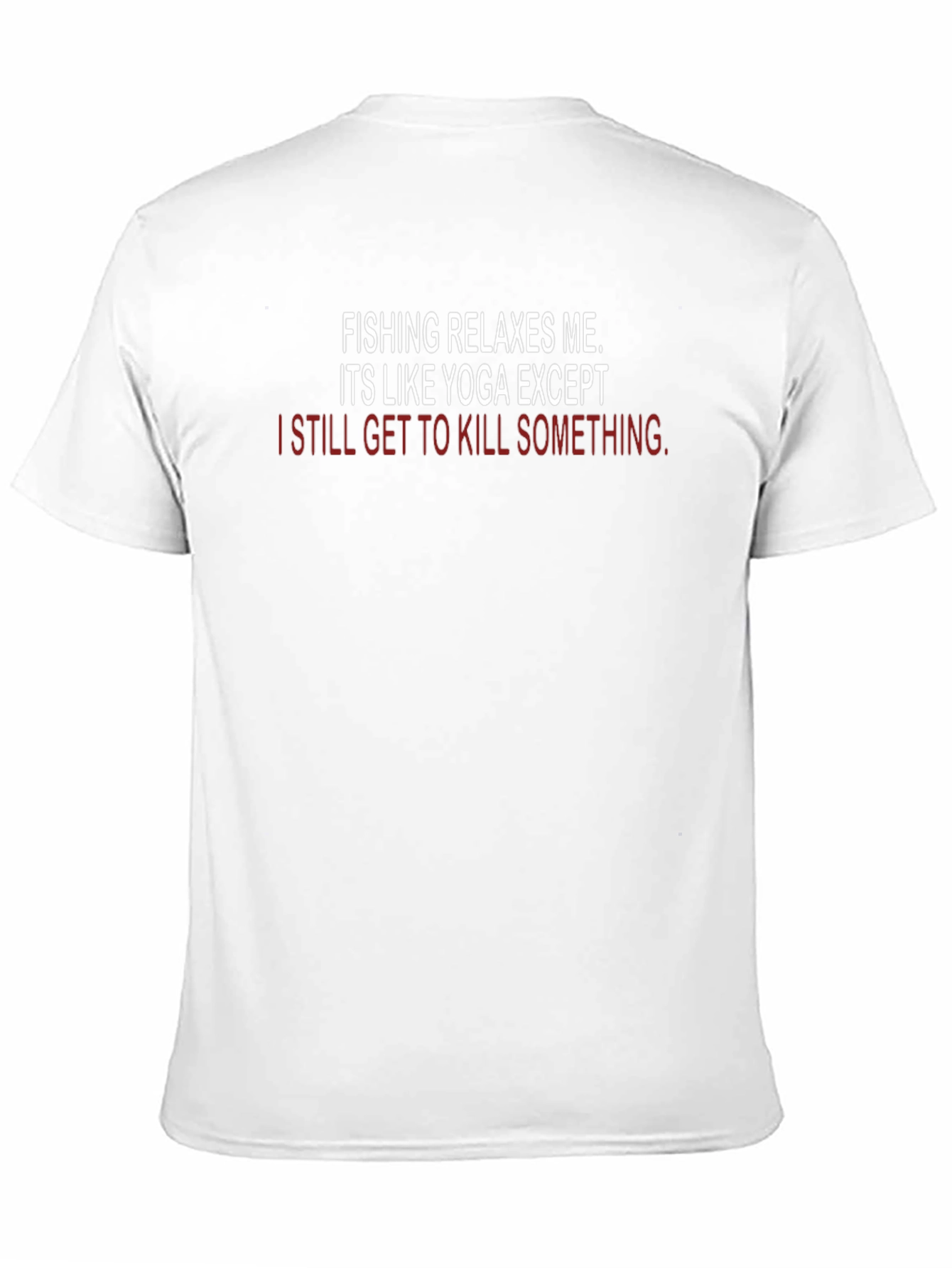 Fishing & Yoga Humor T-Shirt