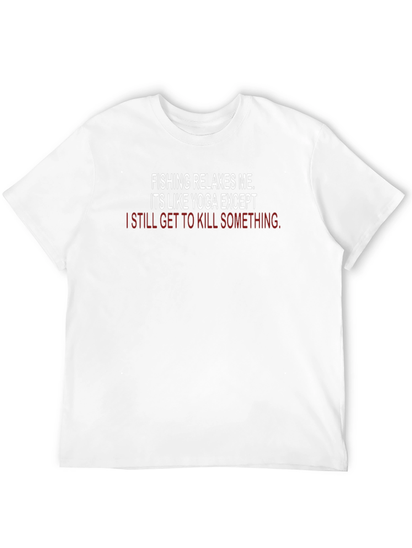 Fishing & Yoga Humor T-Shirt