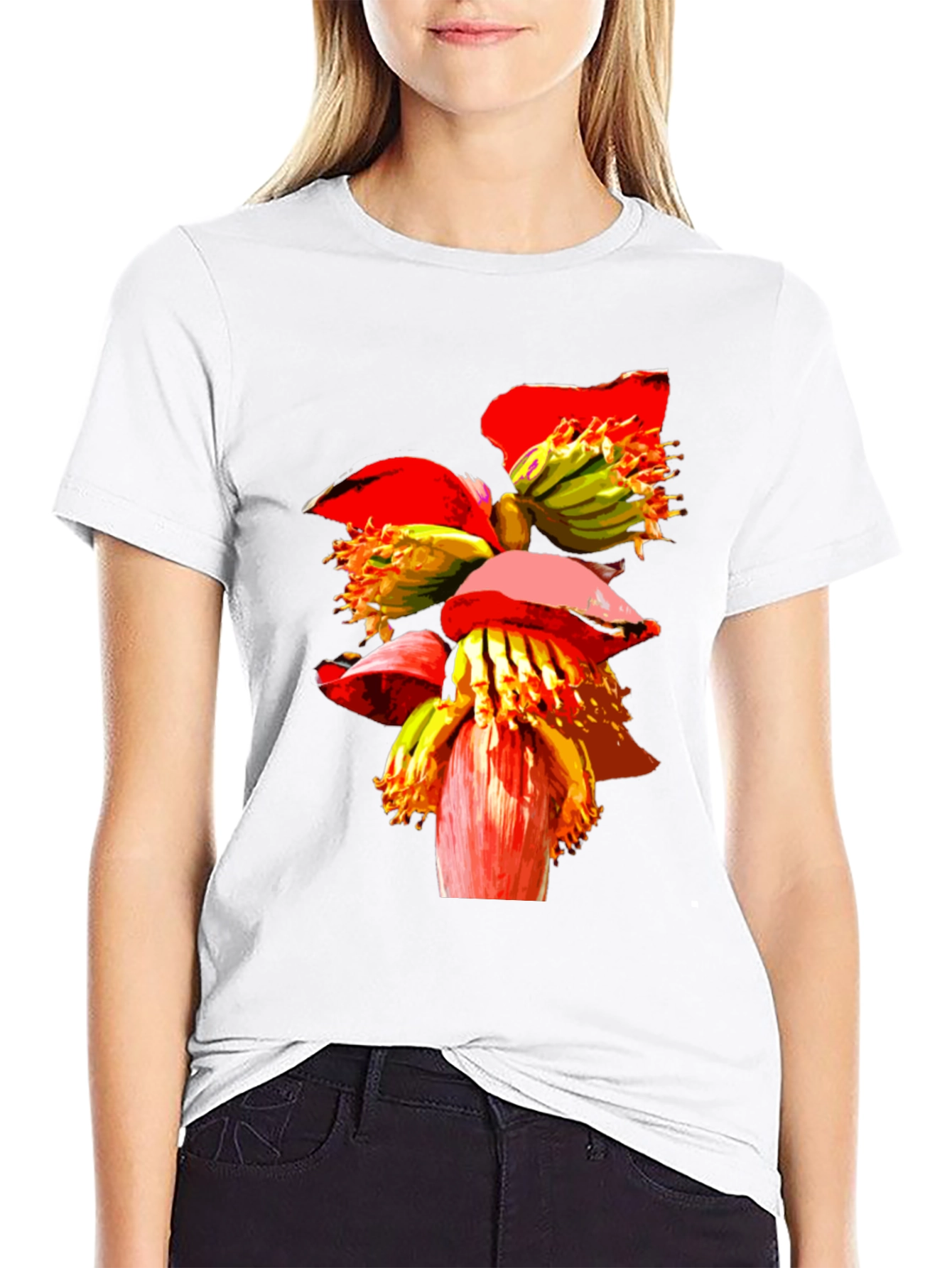 Banana Flower Graphic Tee