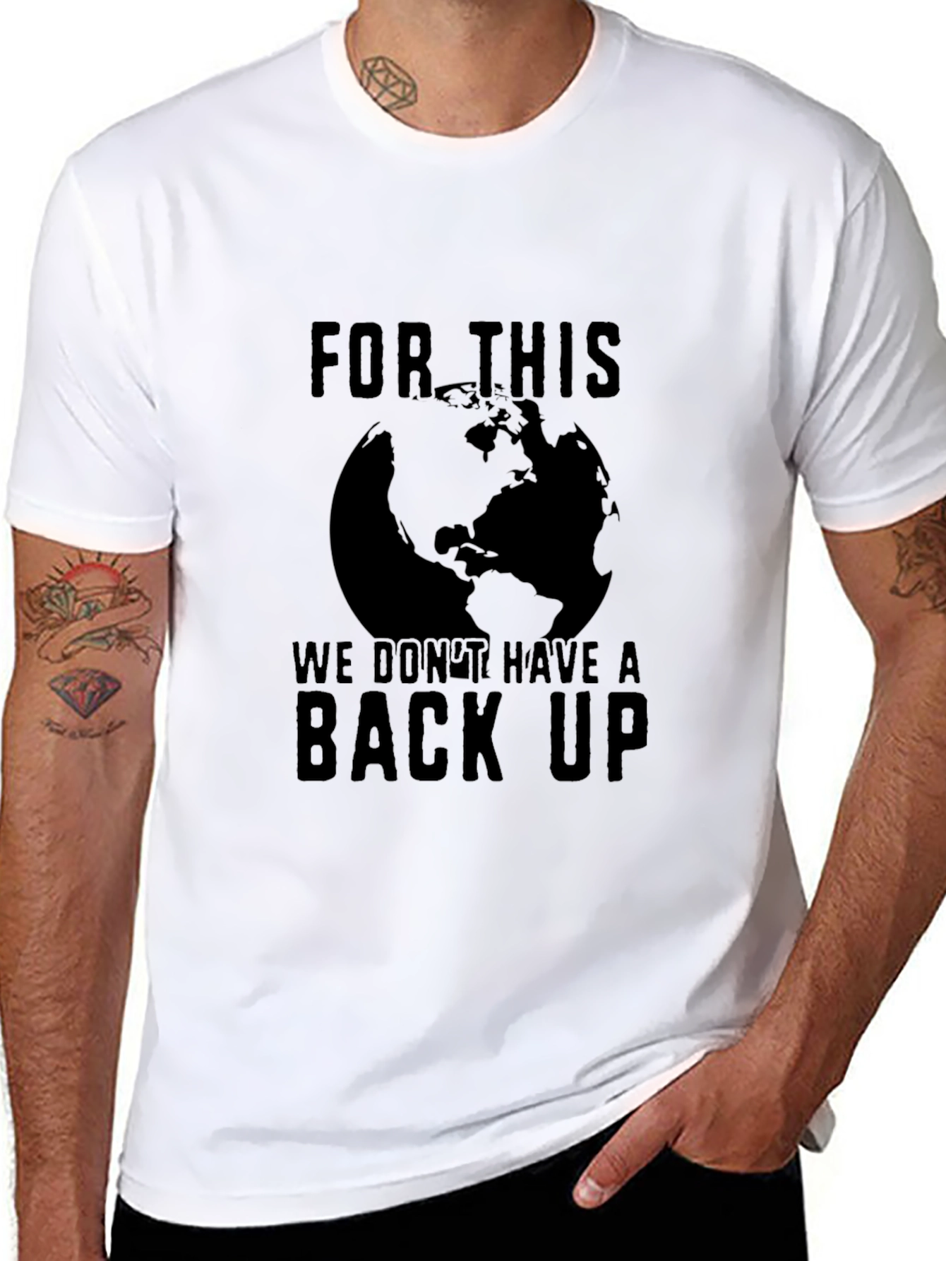 Earth Conservation T-Shirt: No Backup Plan