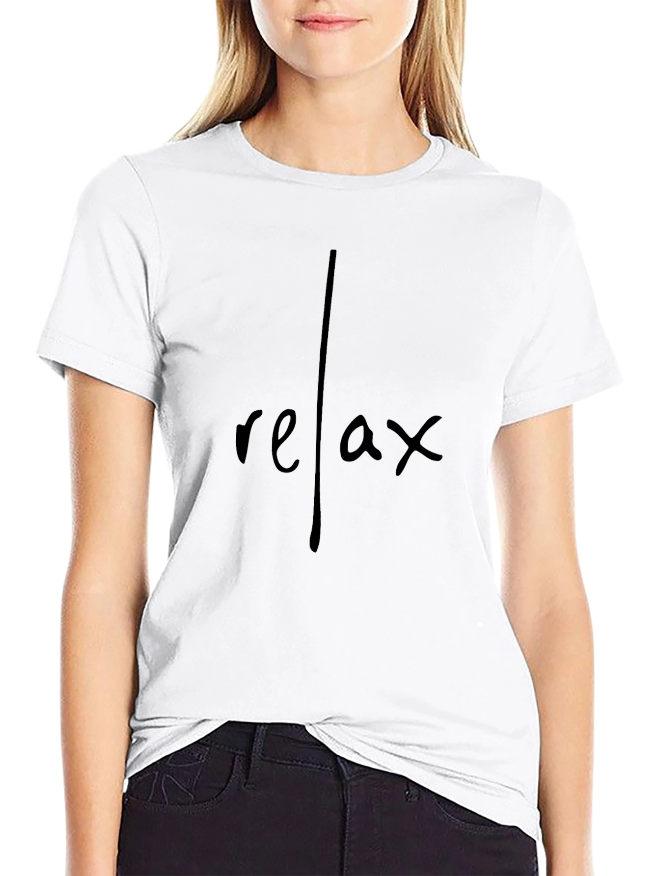 Relax Graphic Print T-Shirt - Casual Comfort
