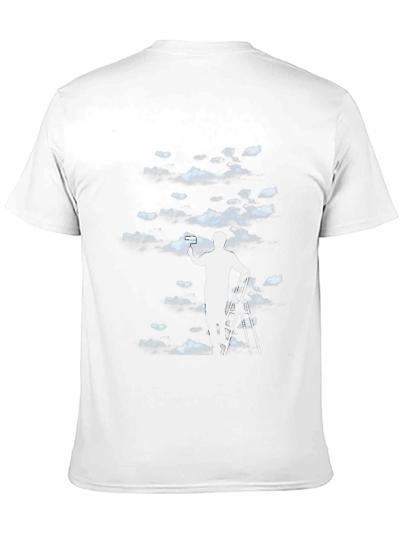 Cloud Painter Graphic Tee - Black Cotton T-Shirt