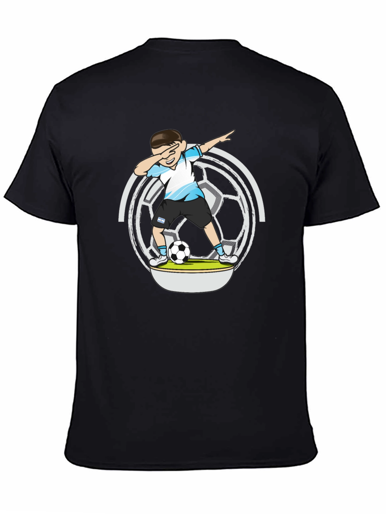 Soccer Dab Boy T-Shirt - Argentina Football
