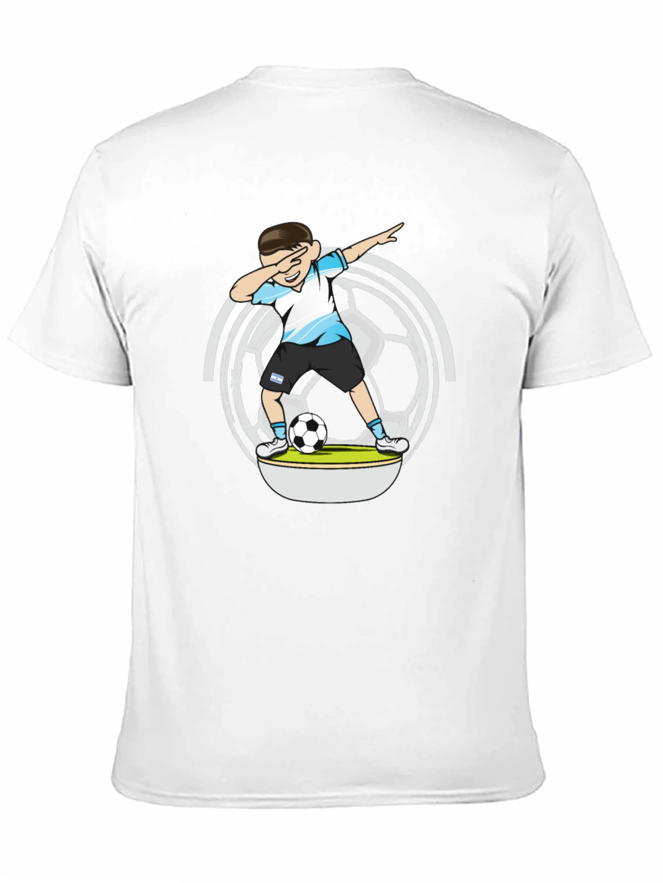 Soccer Dab Boy T-Shirt - Argentina Football