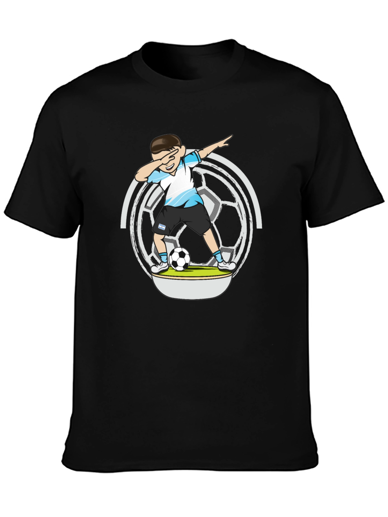 Soccer Dab Boy T-Shirt - Argentina Football