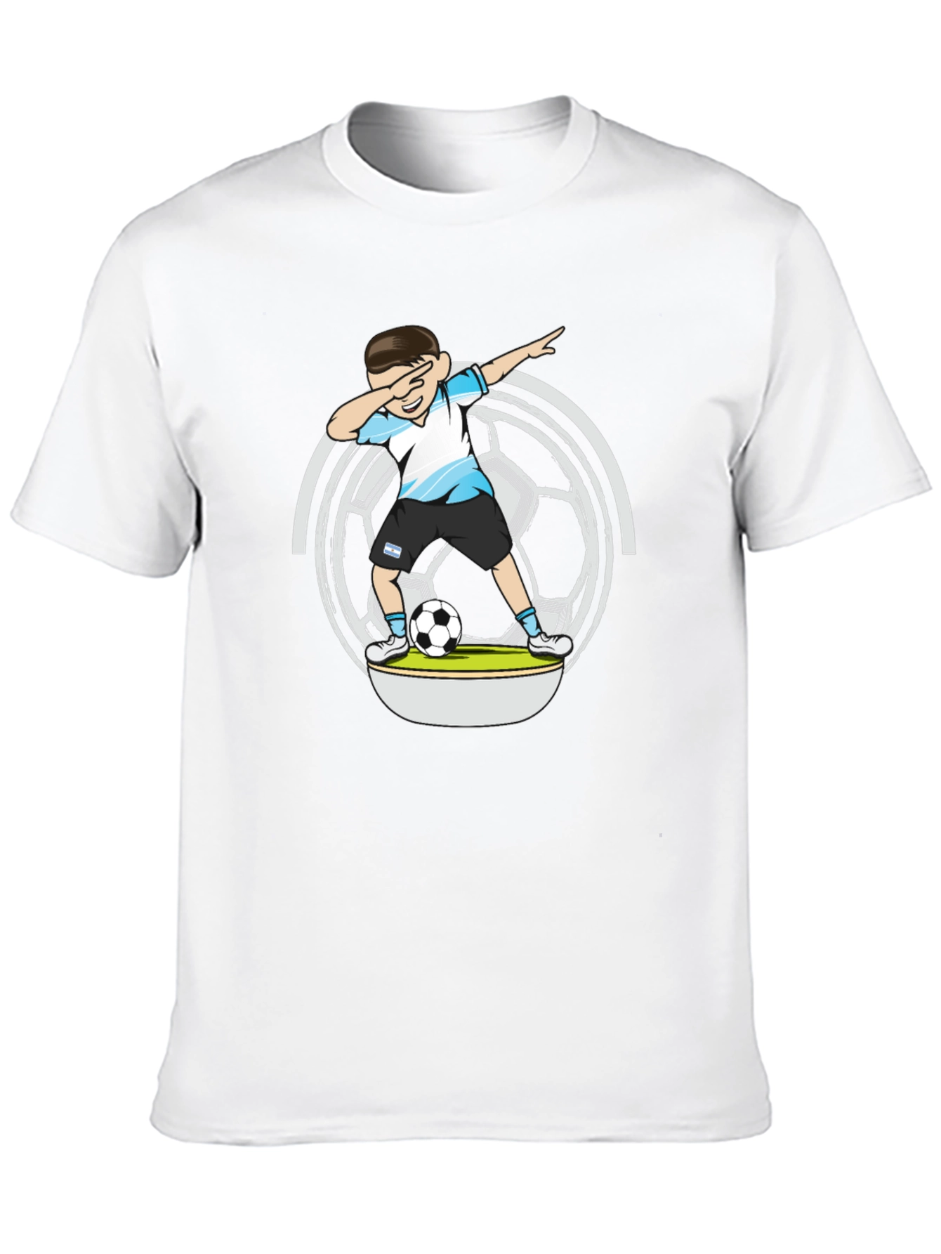 Soccer Dab Boy T-Shirt - Argentina Football