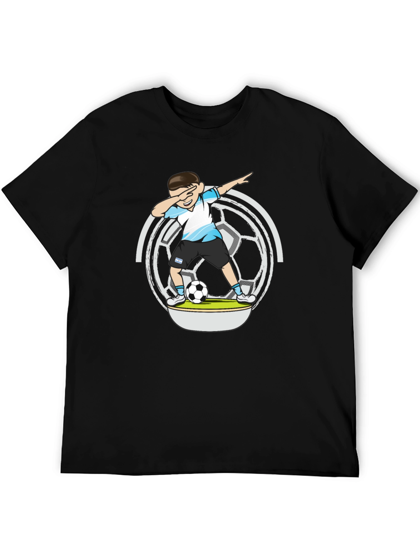 Soccer Dab Boy T-Shirt - Argentina Football
