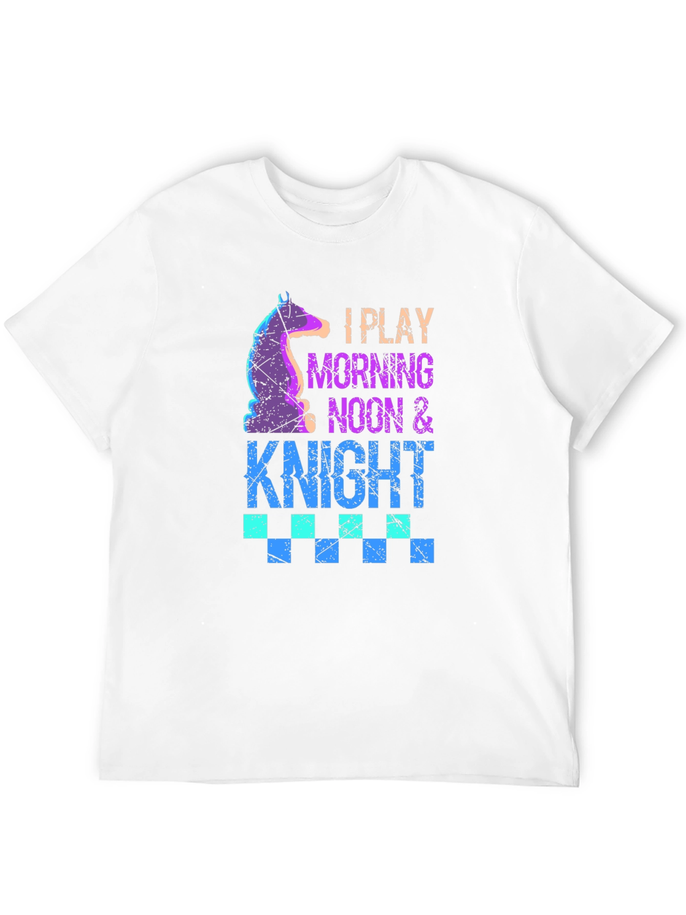 I Play Morning Noon & Knight Chess T-Shirt