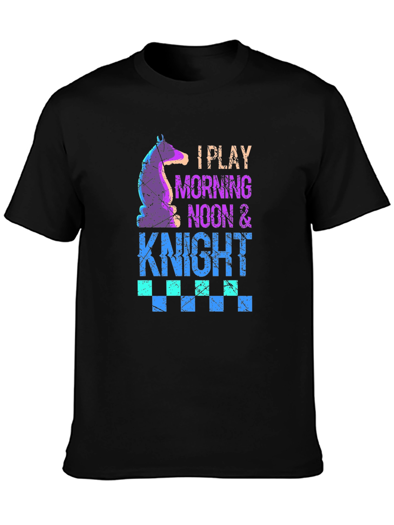 I Play Morning Noon & Knight Chess T-Shirt