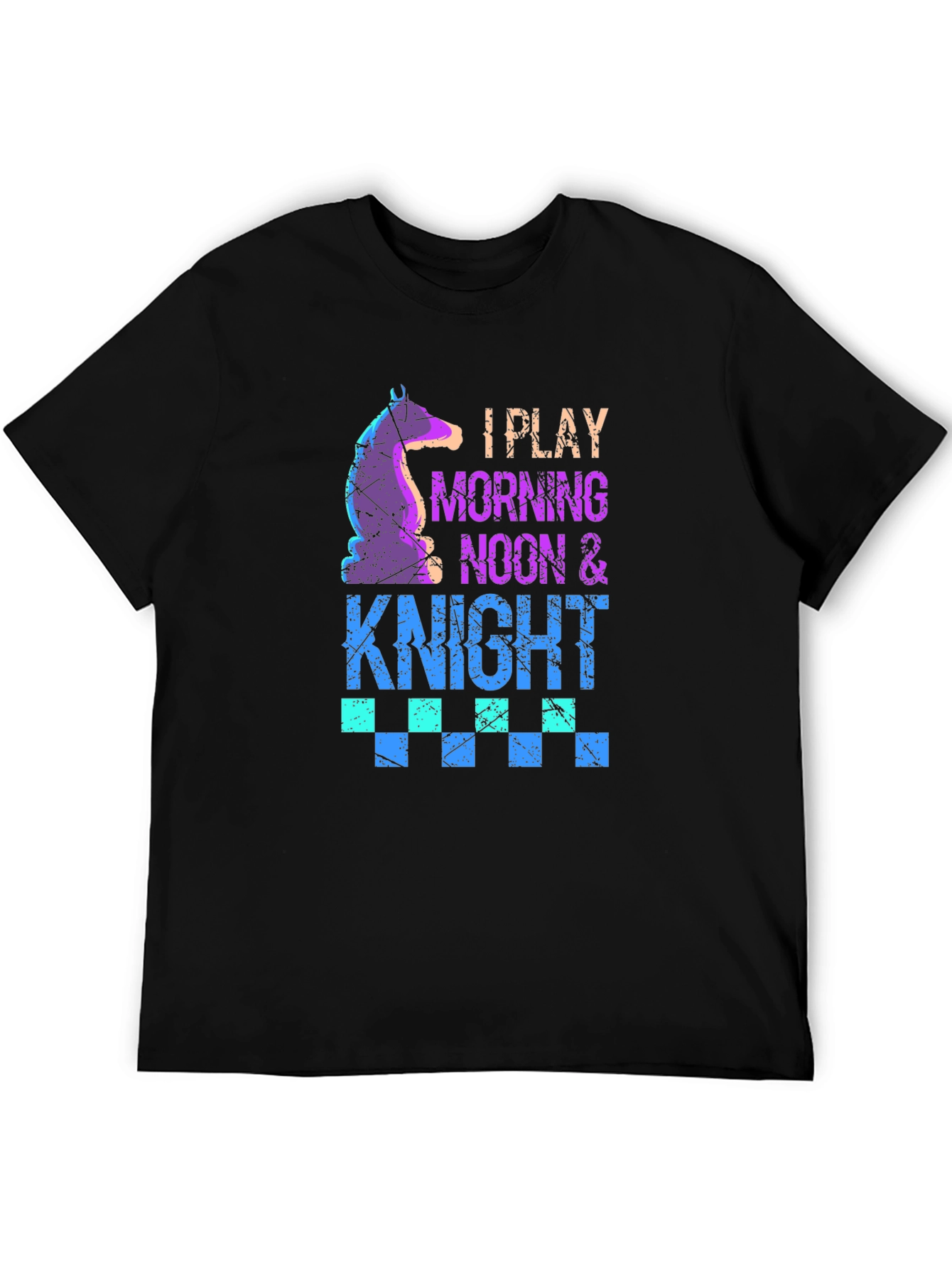 I Play Morning Noon & Knight Chess T-Shirt