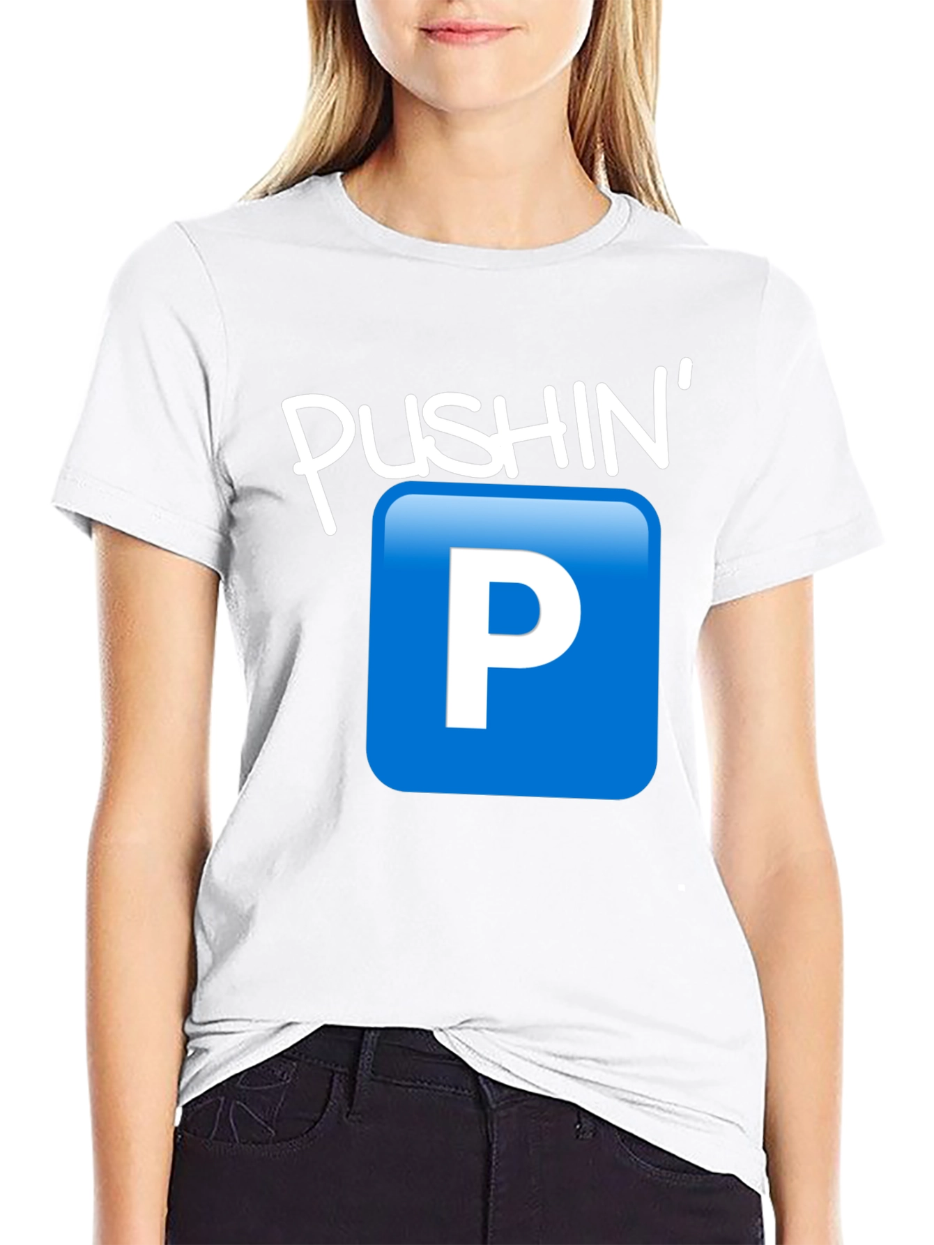 Pushin P Emoji Graphic T-Shirt