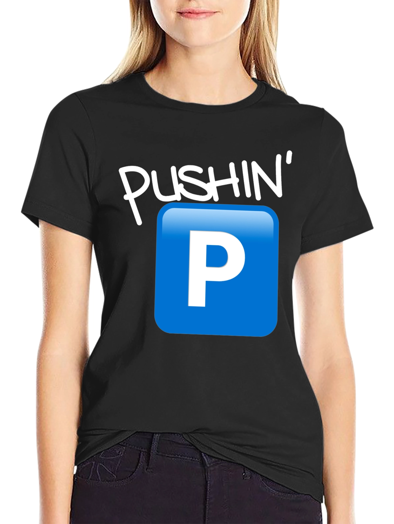 Pushin P Emoji Graphic T-Shirt