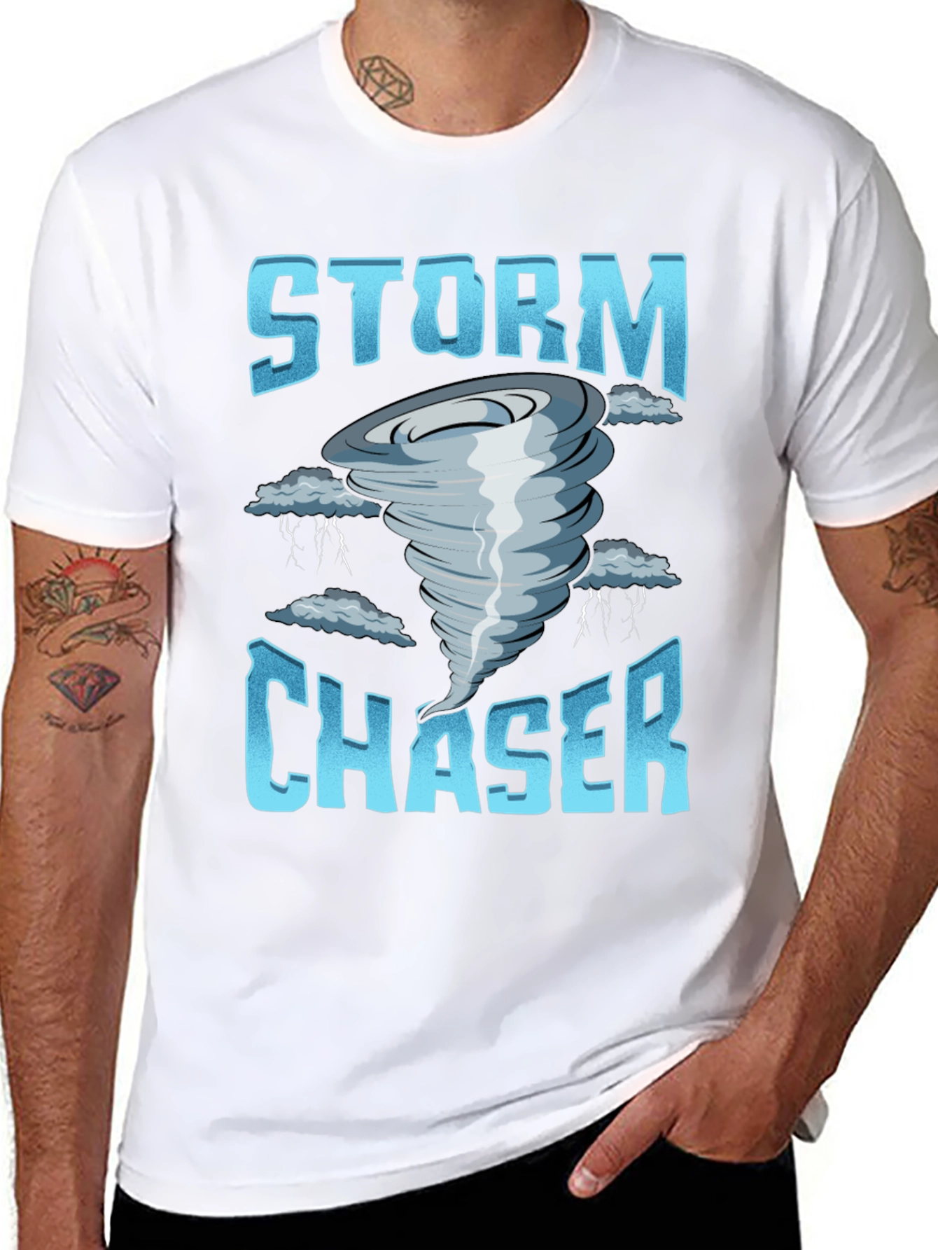 Storm Chaser Graphic T-Shirt - Weather Enthusiast Tee