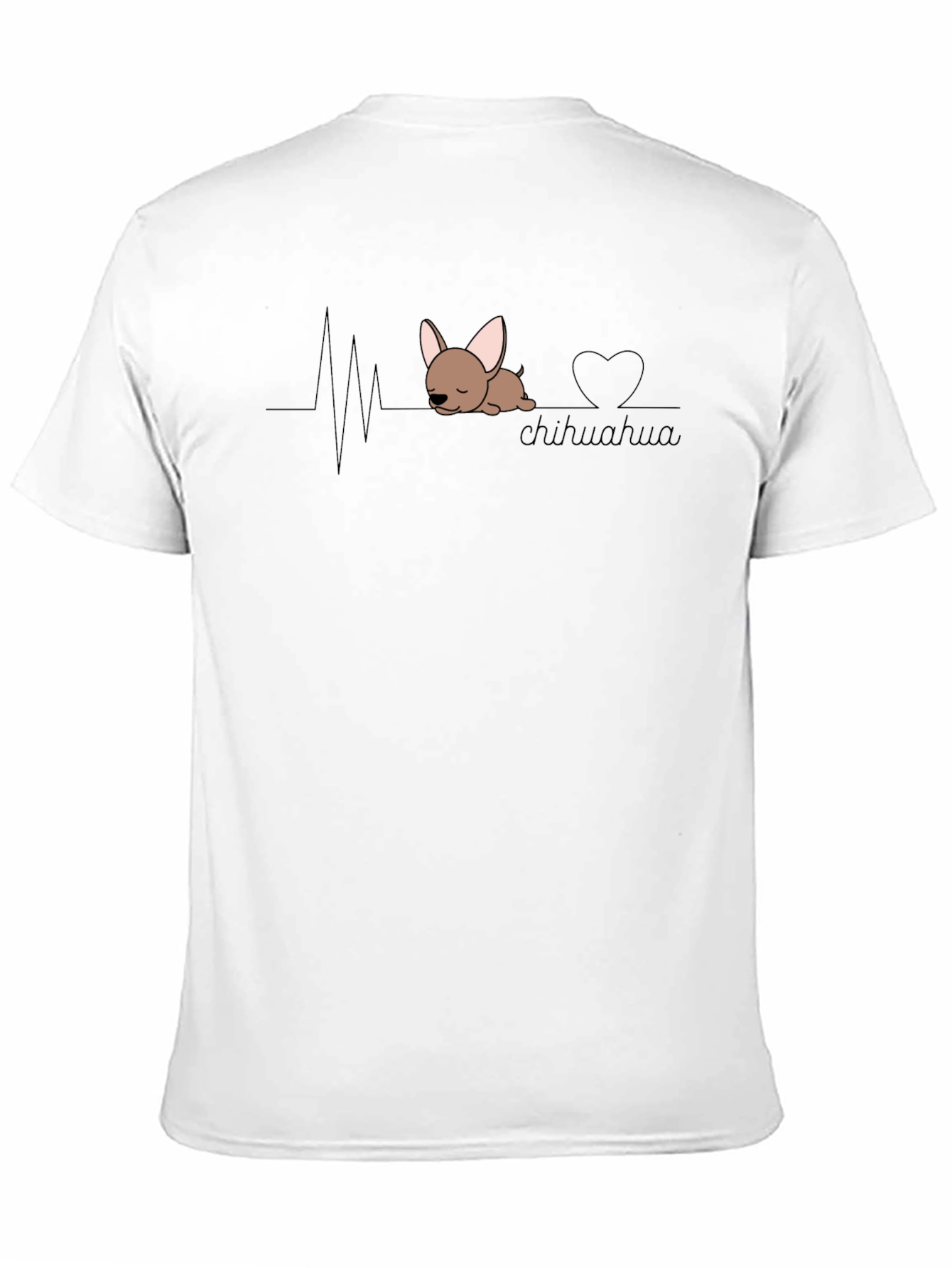 Chihuahua Heartbeat T-Shirt - Cute Dog Tee