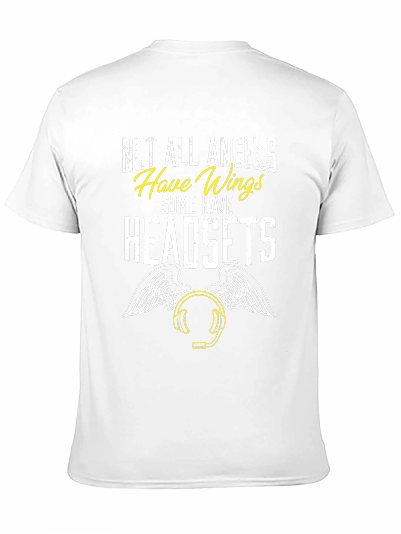 Angel Headset T-Shirt - Funny Aviation Gift