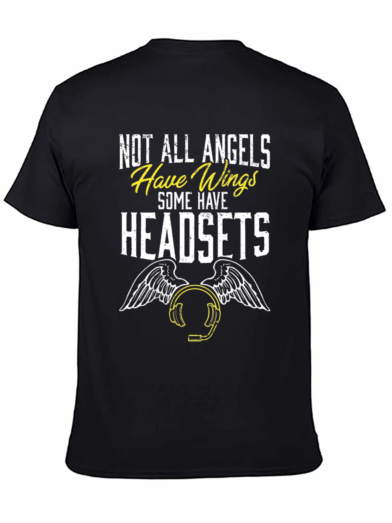Angel Headset T-Shirt - Funny Aviation Gift