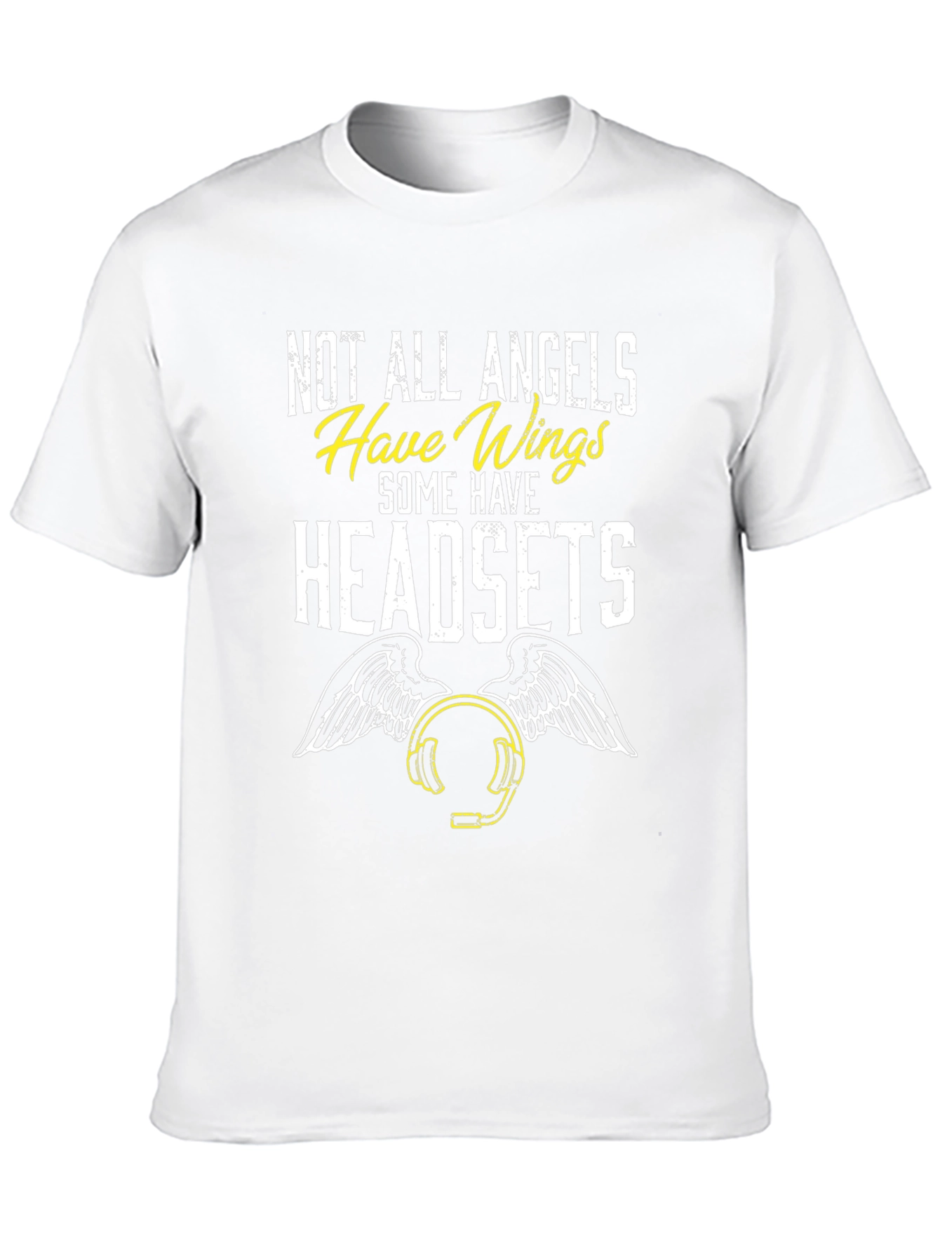 Angel Headset T-Shirt - Funny Aviation Gift