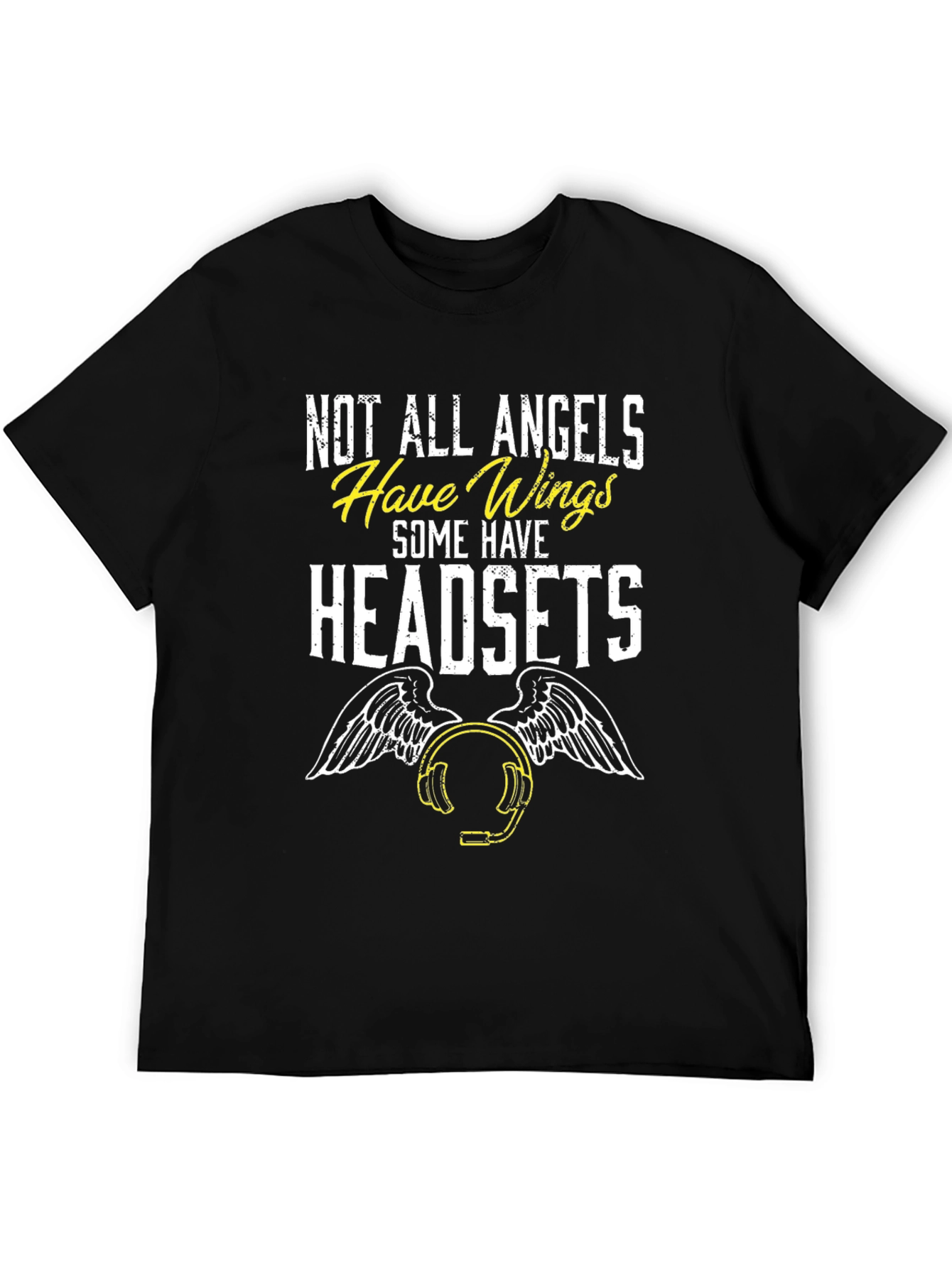 Angel Headset T-Shirt - Funny Aviation Gift