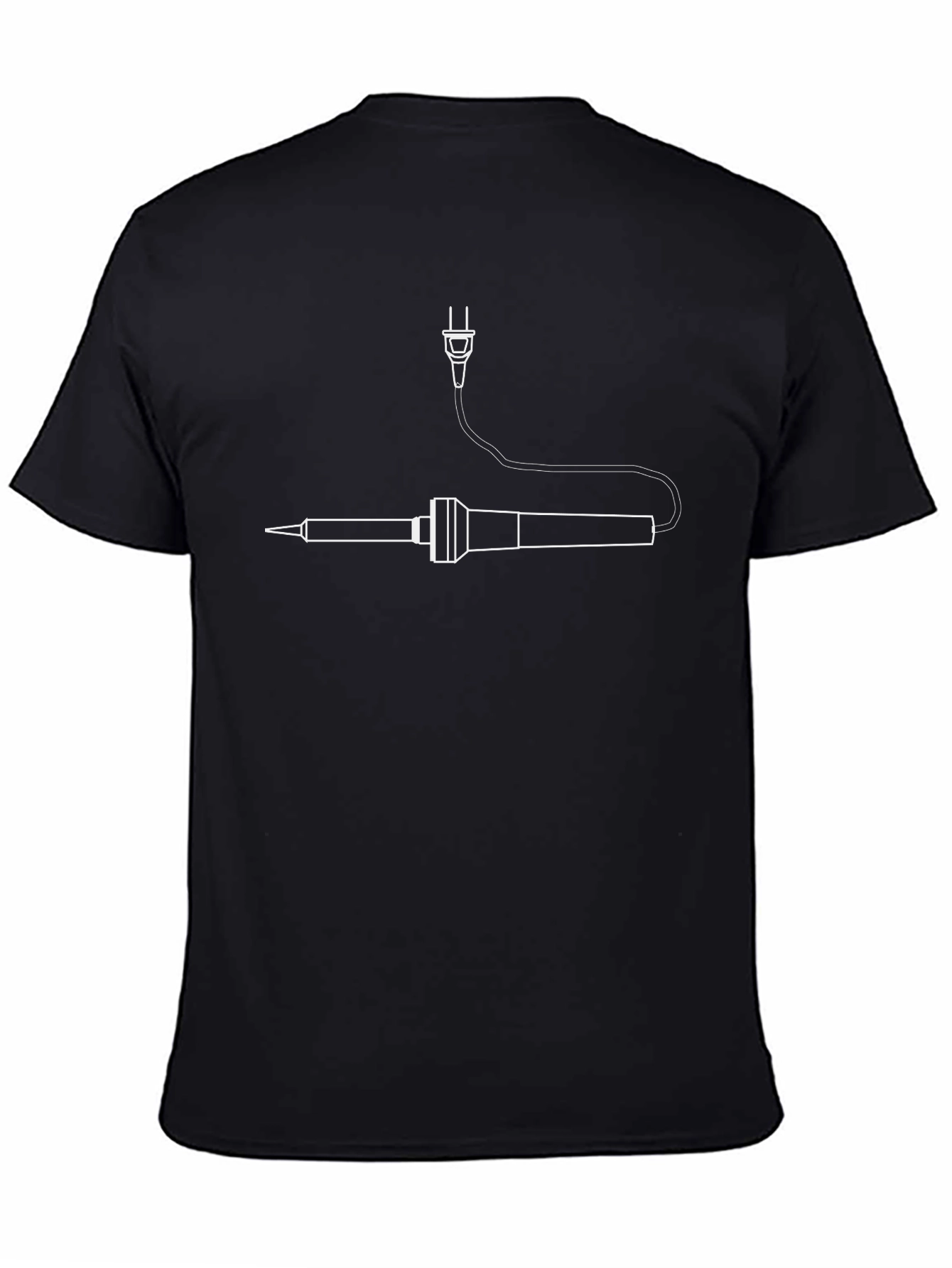 Soldering Iron Graphic Tee - Cool Electronics Shirt
