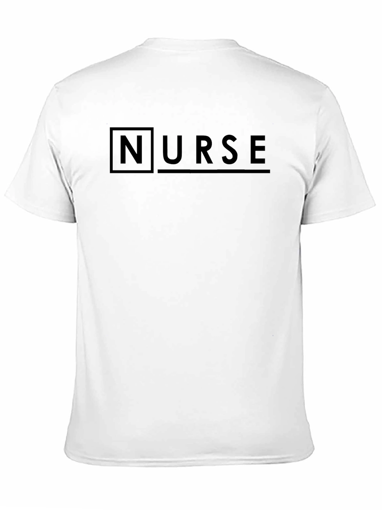 Nurse Graphic Print Crew Neck T-Shirt