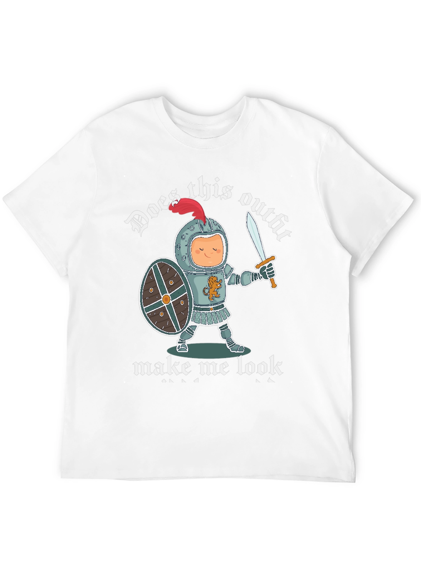 Funny Knight Outfit Graphic T-Shirt