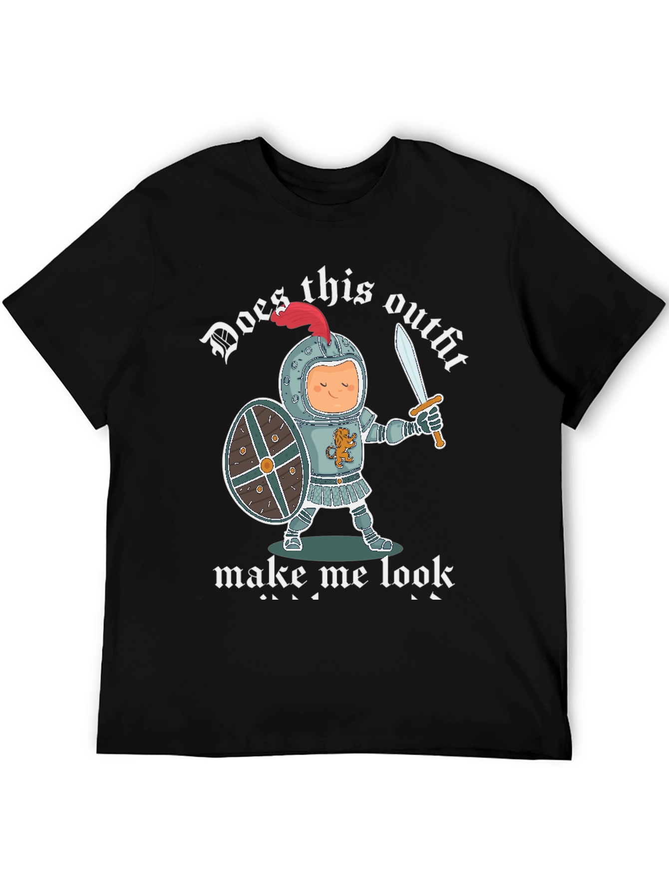 Funny Knight Outfit Graphic T-Shirt