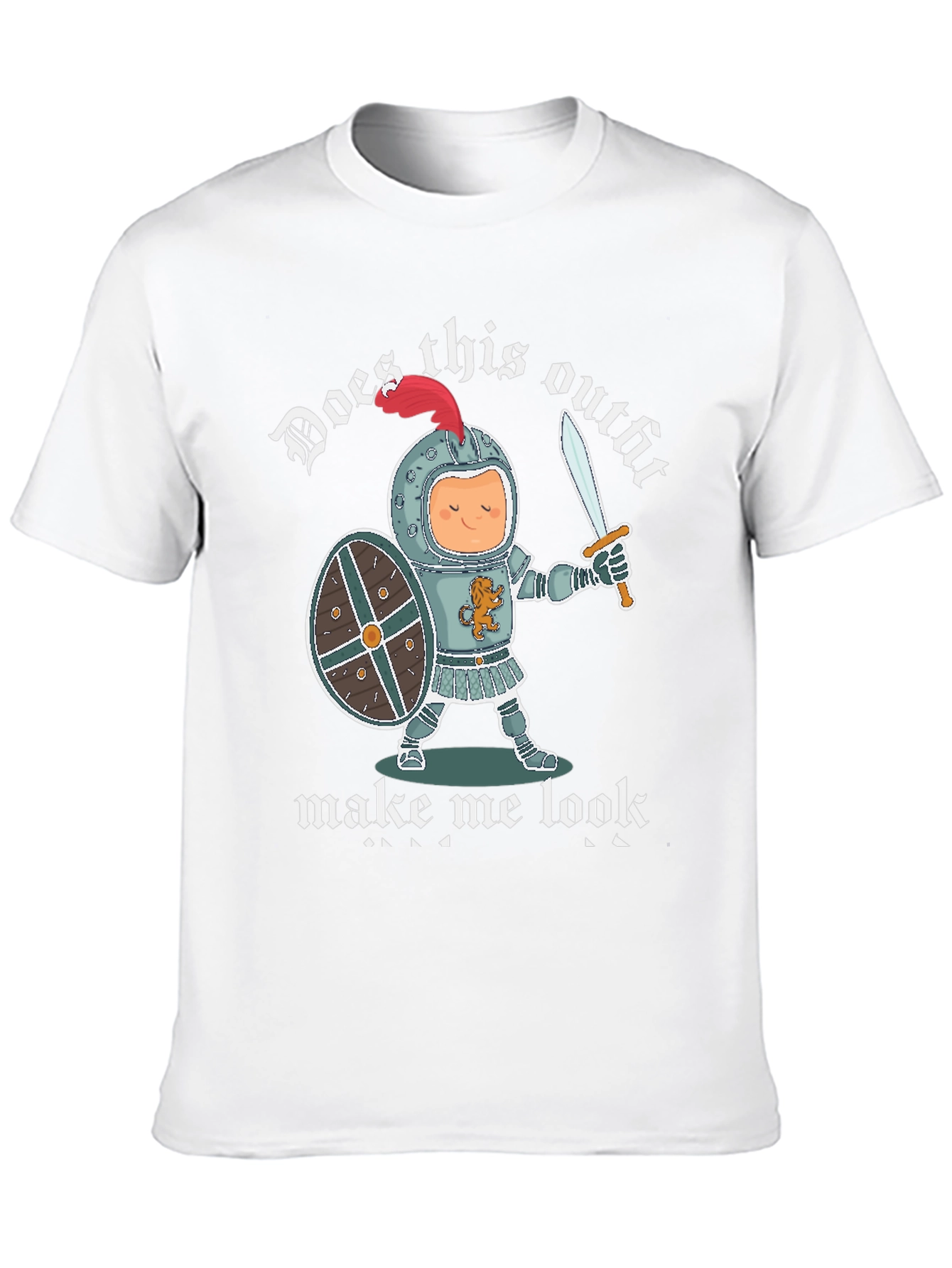 Funny Knight Outfit Graphic T-Shirt