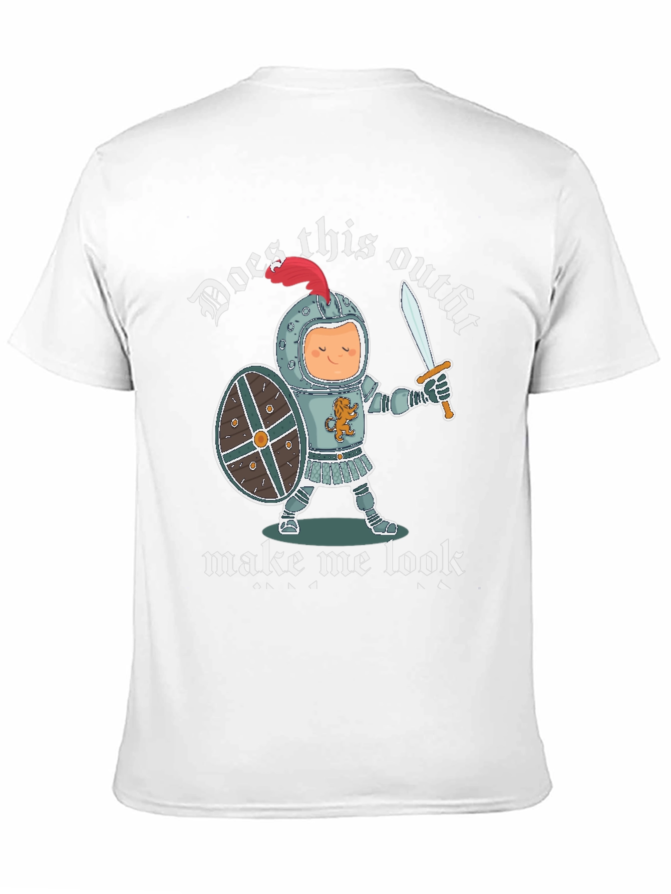 Funny Knight Outfit Graphic T-Shirt