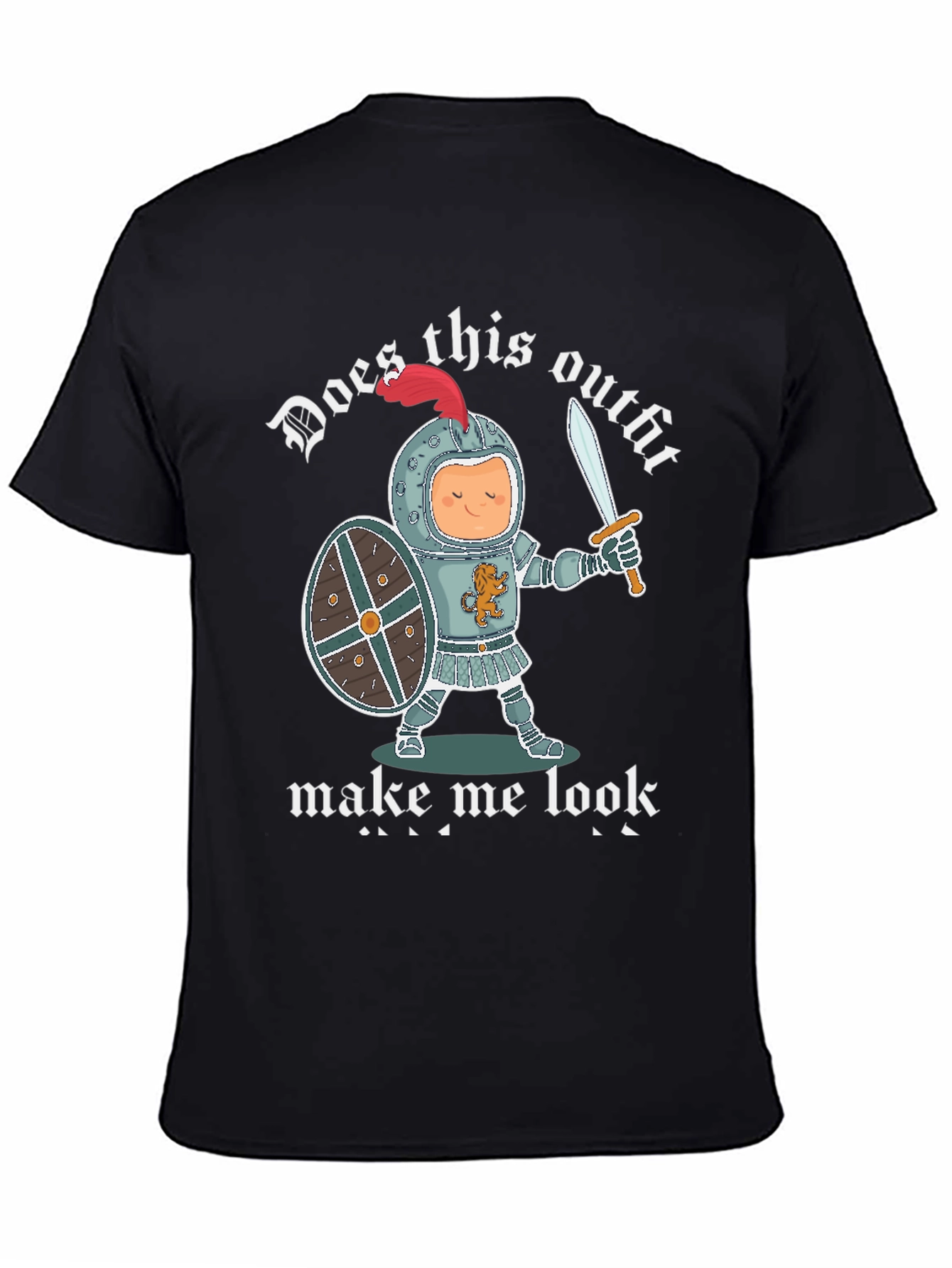 Funny Knight Outfit Graphic T-Shirt