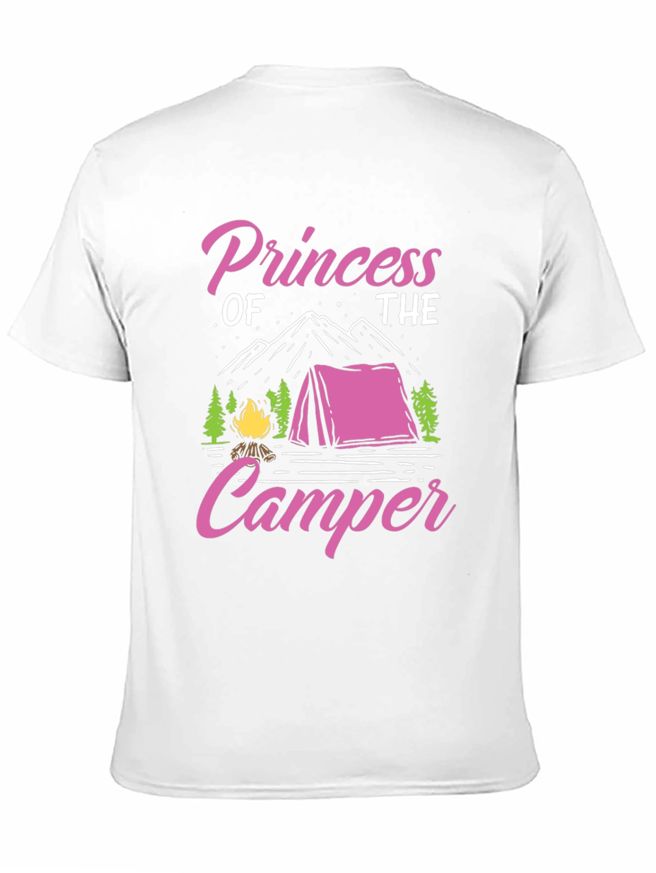 Princess of the Camper Black T-Shirt