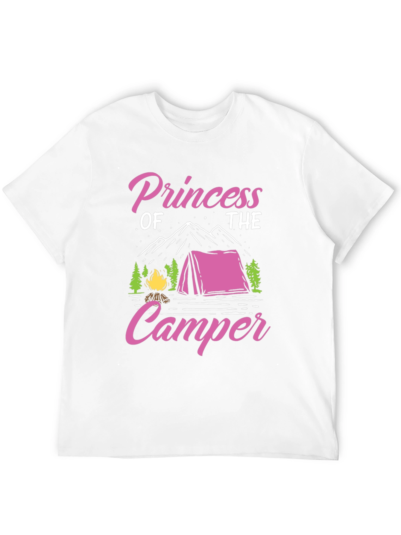 Princess of the Camper Black T-Shirt