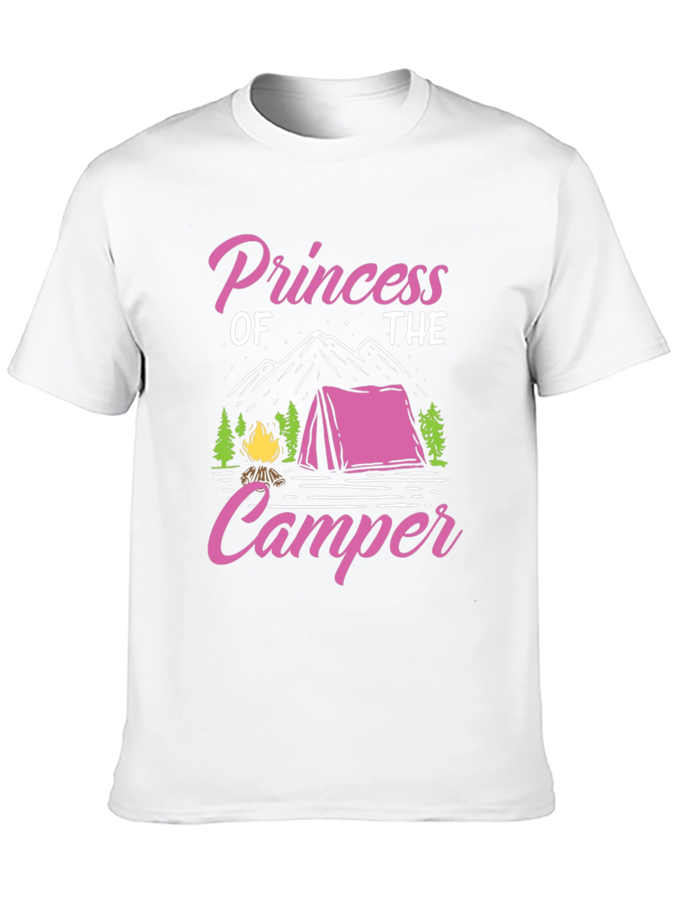 Princess of the Camper Black T-Shirt