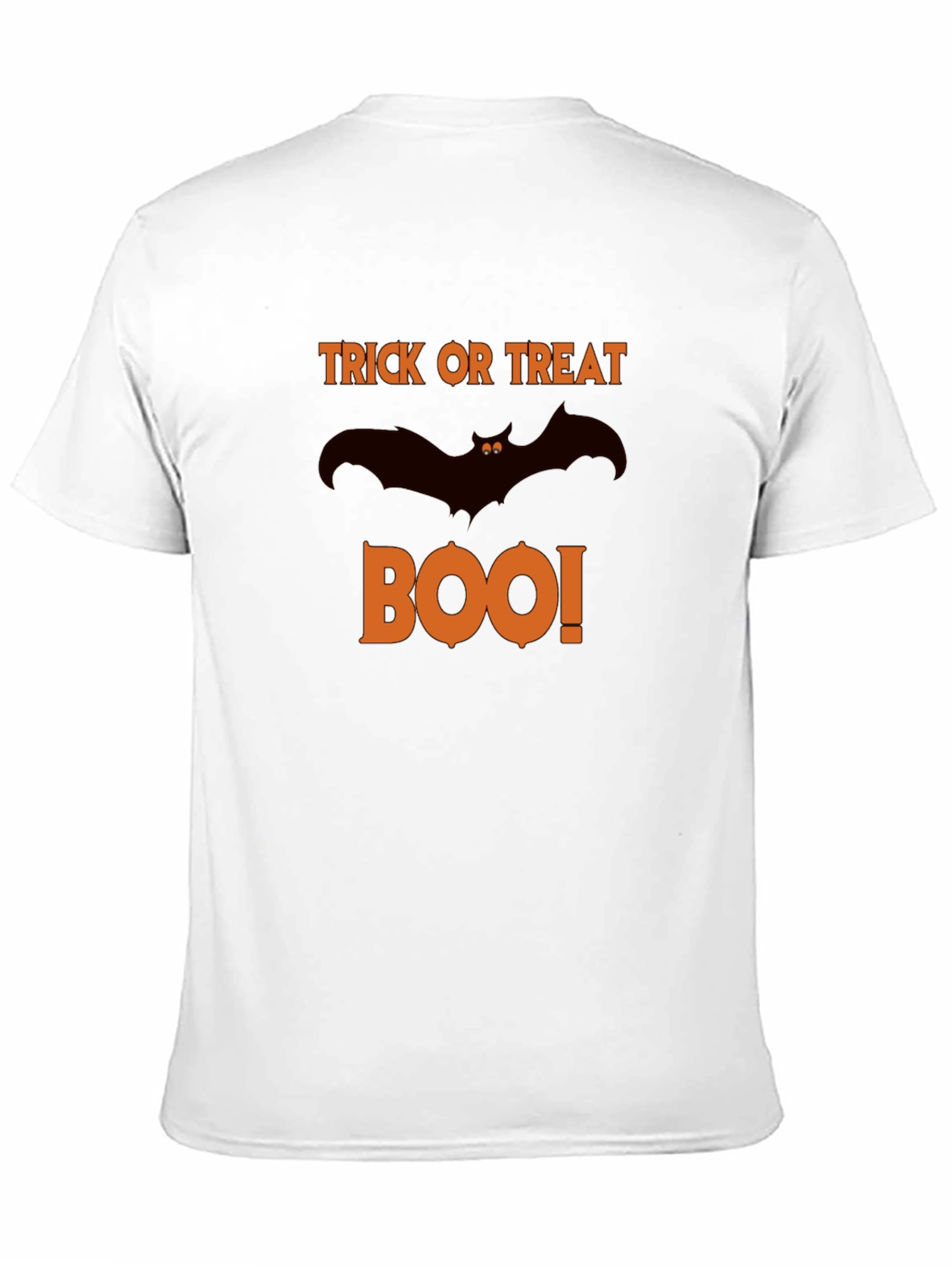 Halloween Trick or Treat Boo Bat Graphic T-Shirt