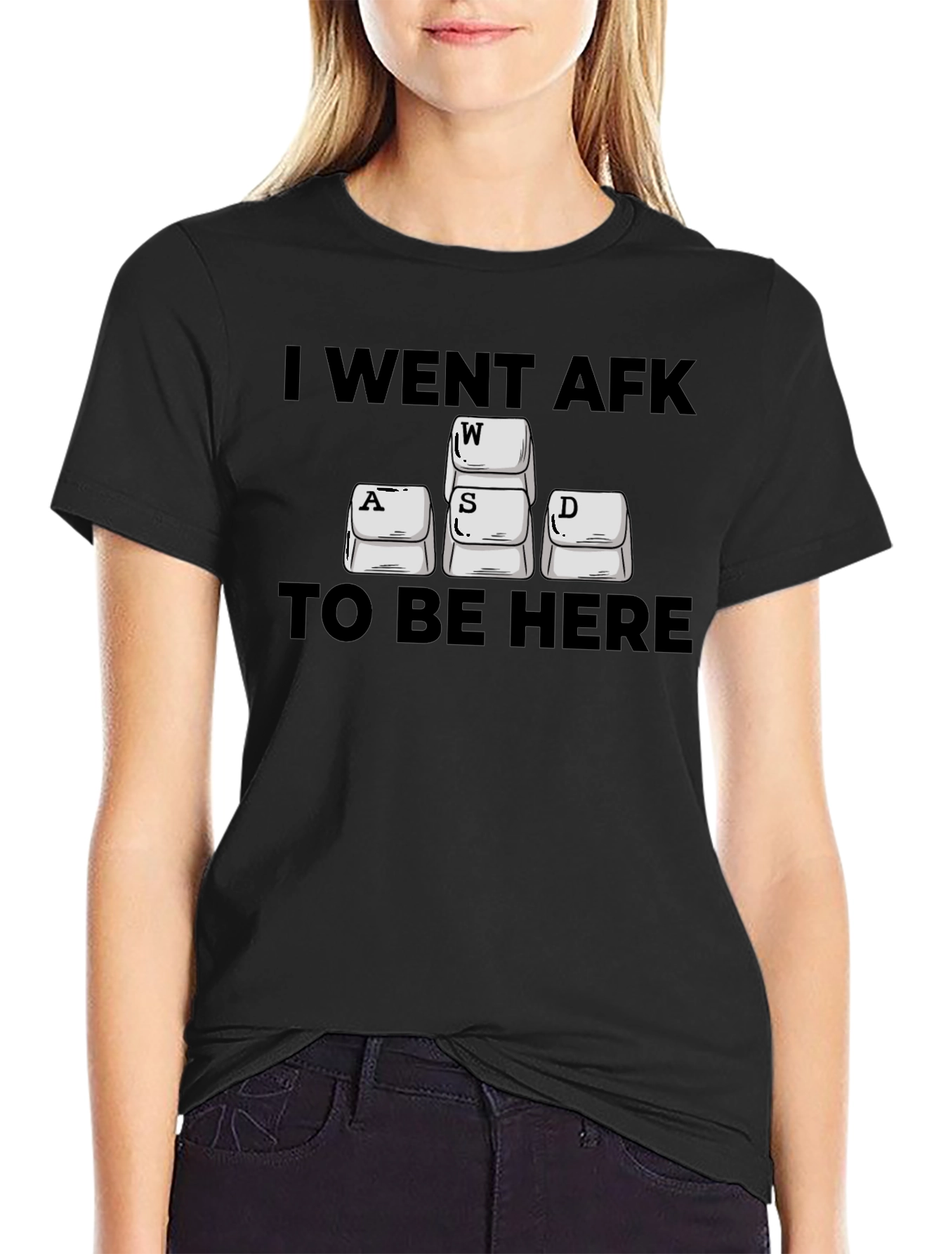 I Went AFK to Be Here Gaming T-Shirt