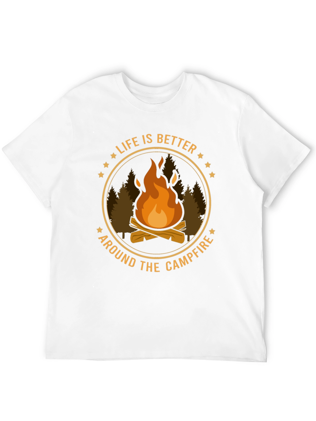 Life Is Better Around The Campfire Graphic Tee
