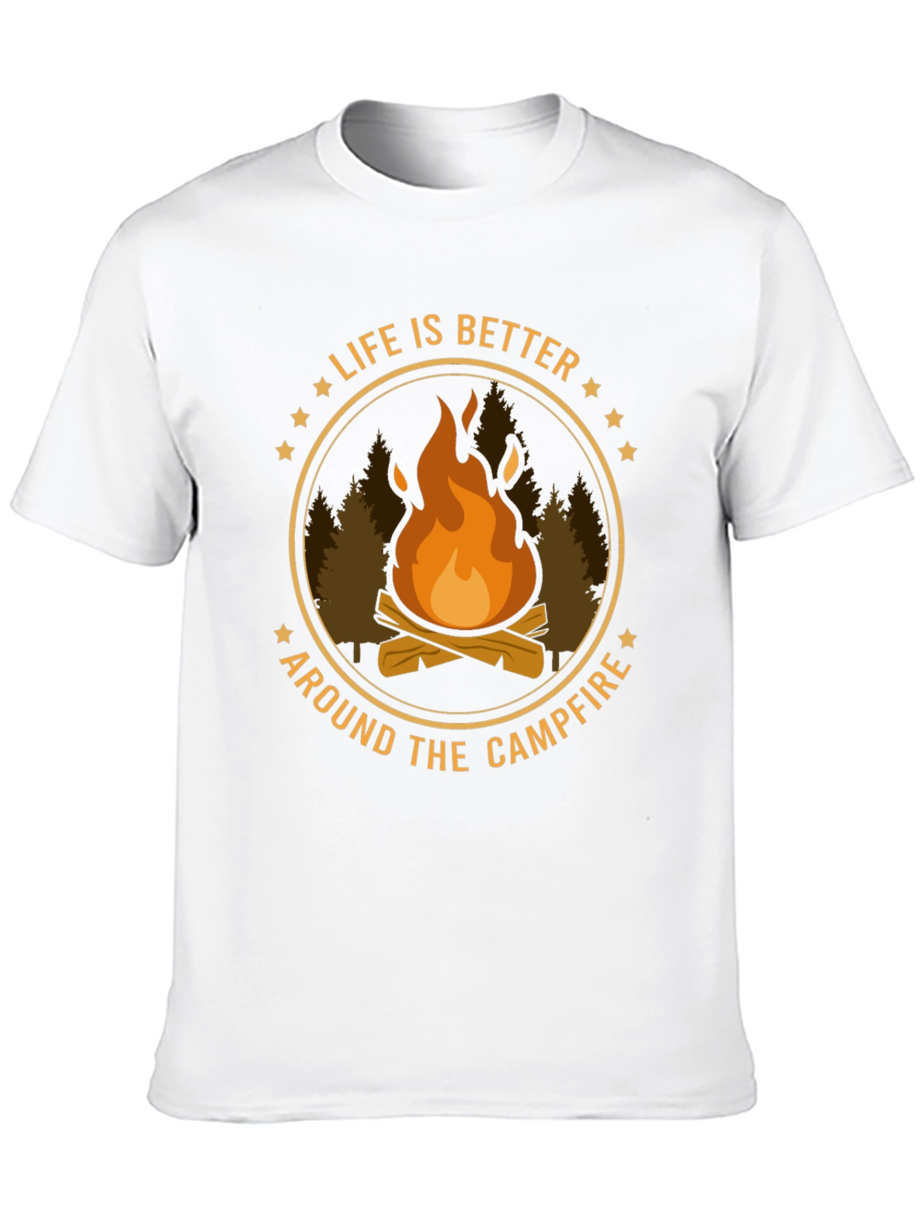 Life Is Better Around The Campfire Graphic Tee
