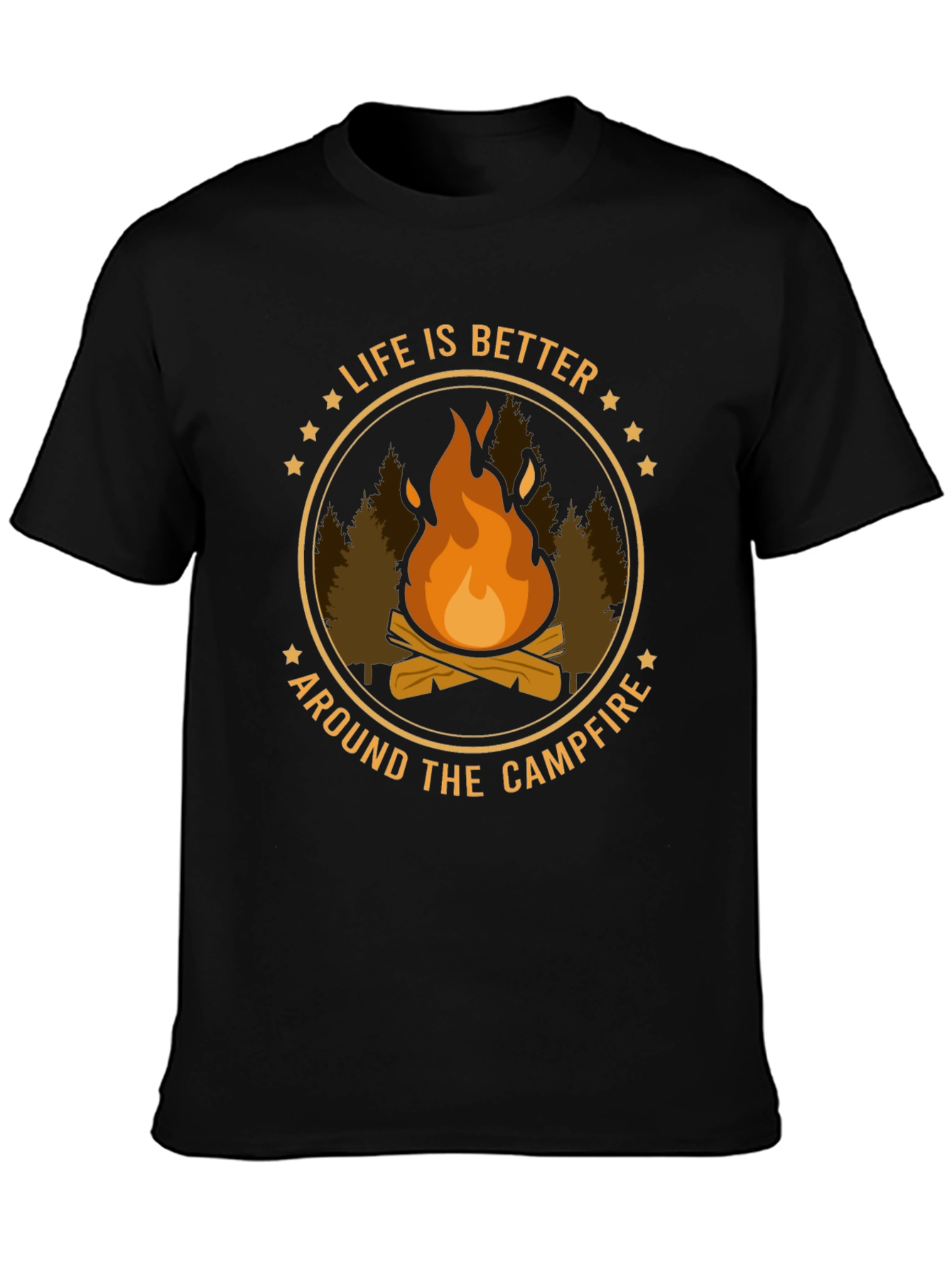 Life Is Better Around The Campfire Graphic Tee