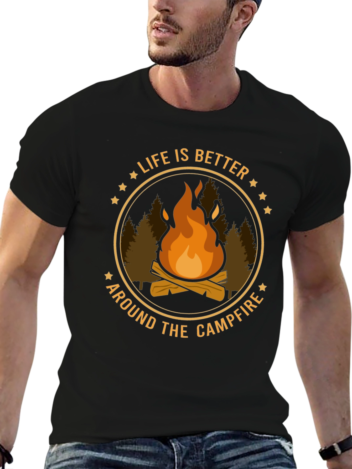 Life Is Better Around The Campfire Graphic Tee