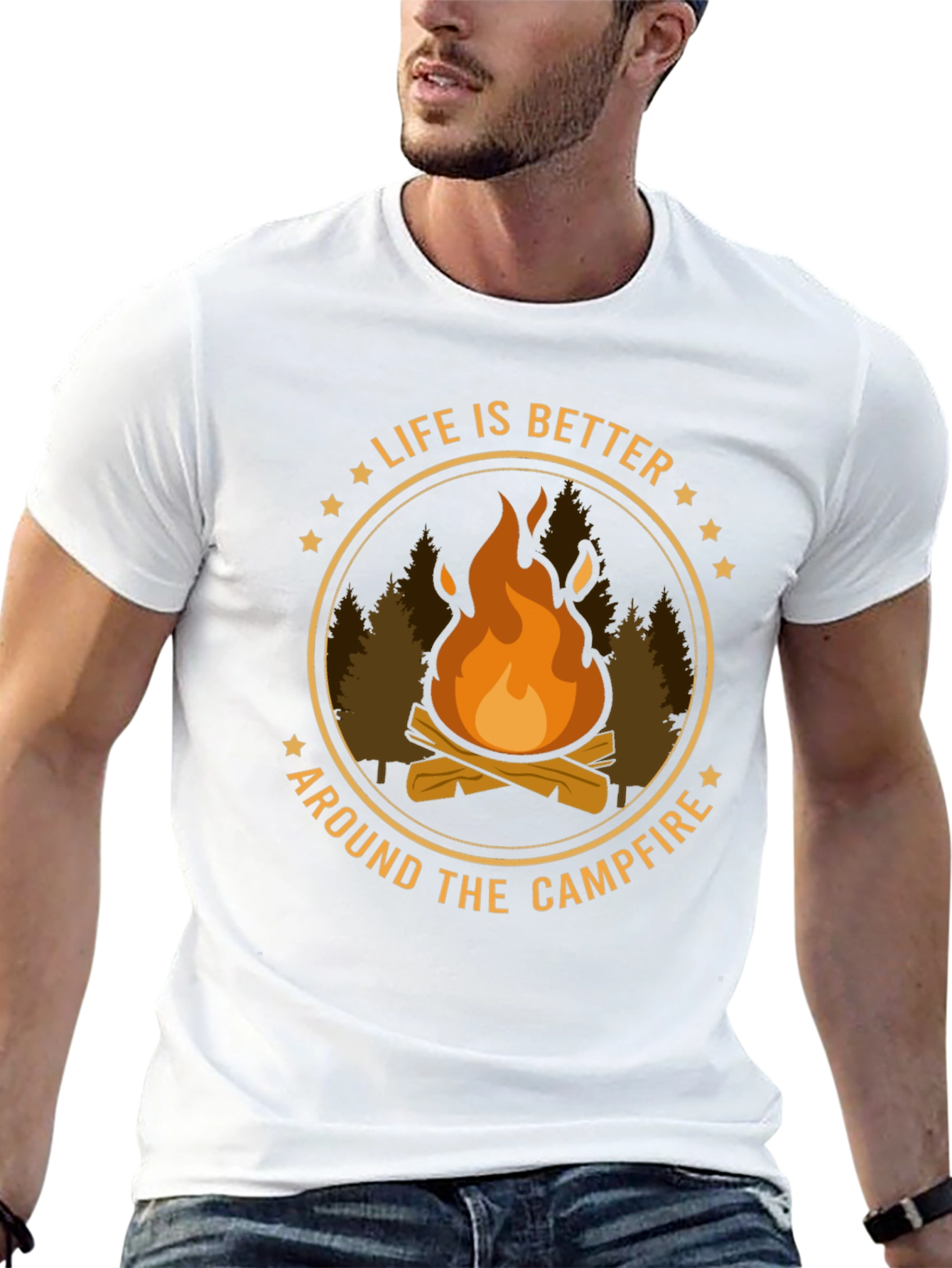 Life Is Better Around The Campfire Graphic Tee