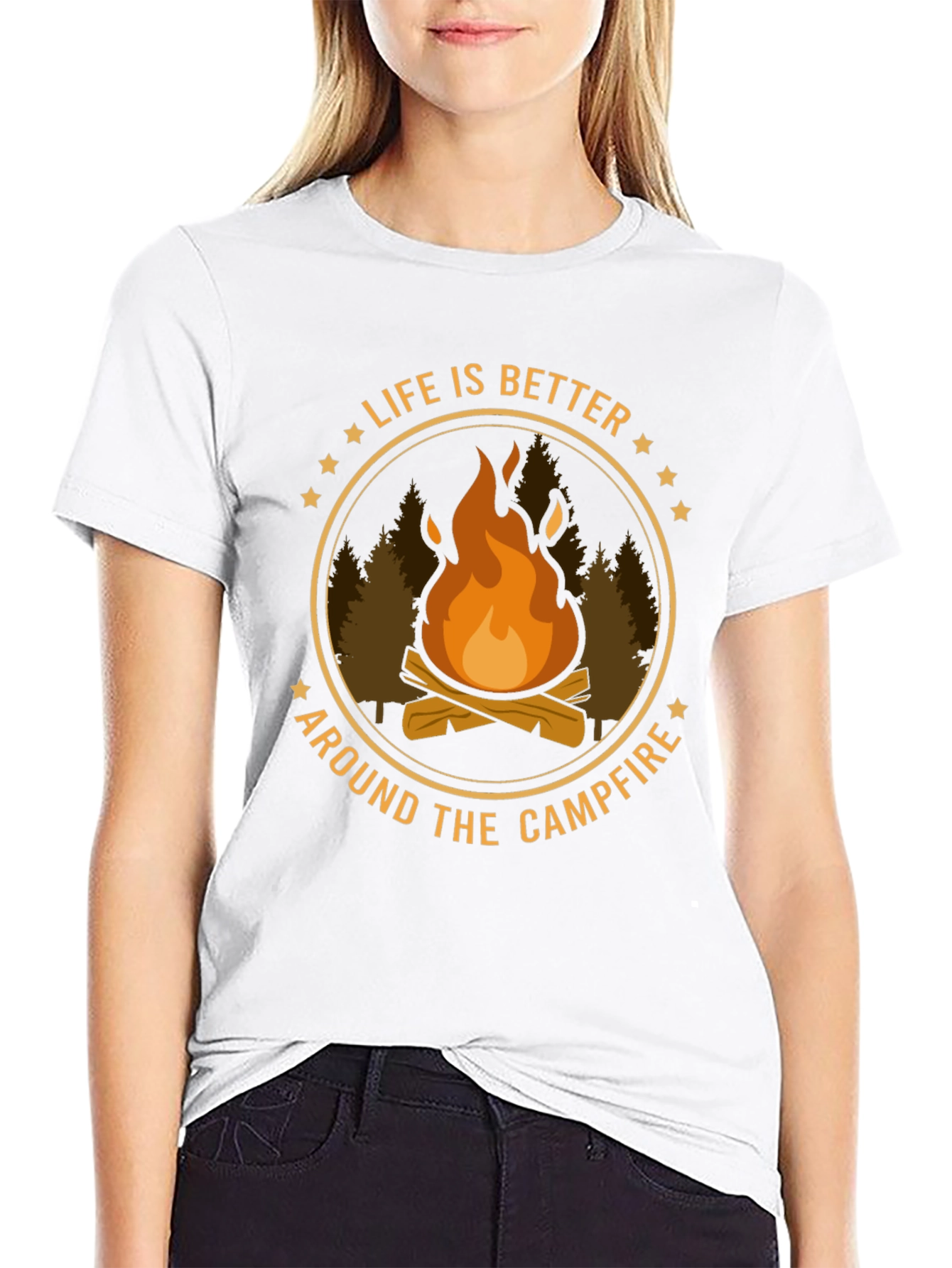 Life Is Better Around The Campfire Graphic Tee