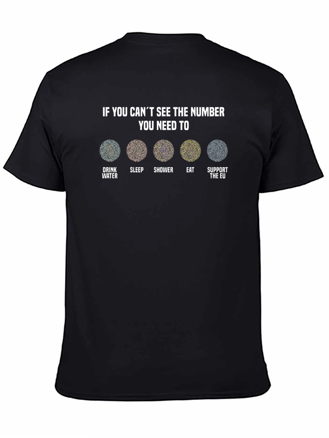 EU Vision Test T-Shirt - Need Support?